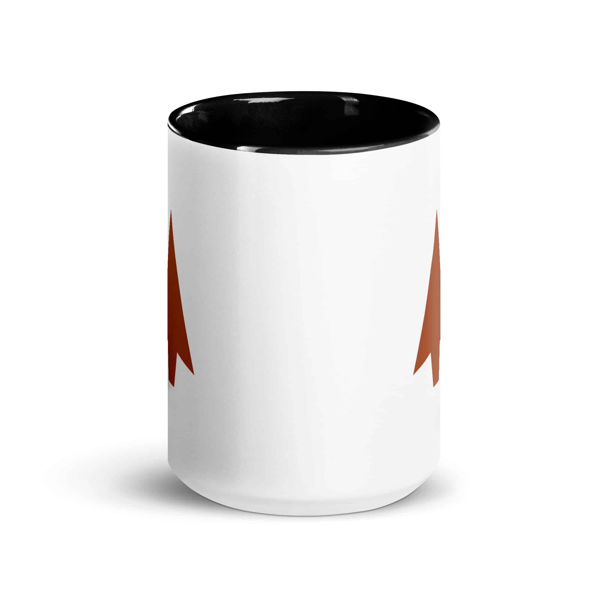 Terracotta Solid Arrowhead Color Inside Mug