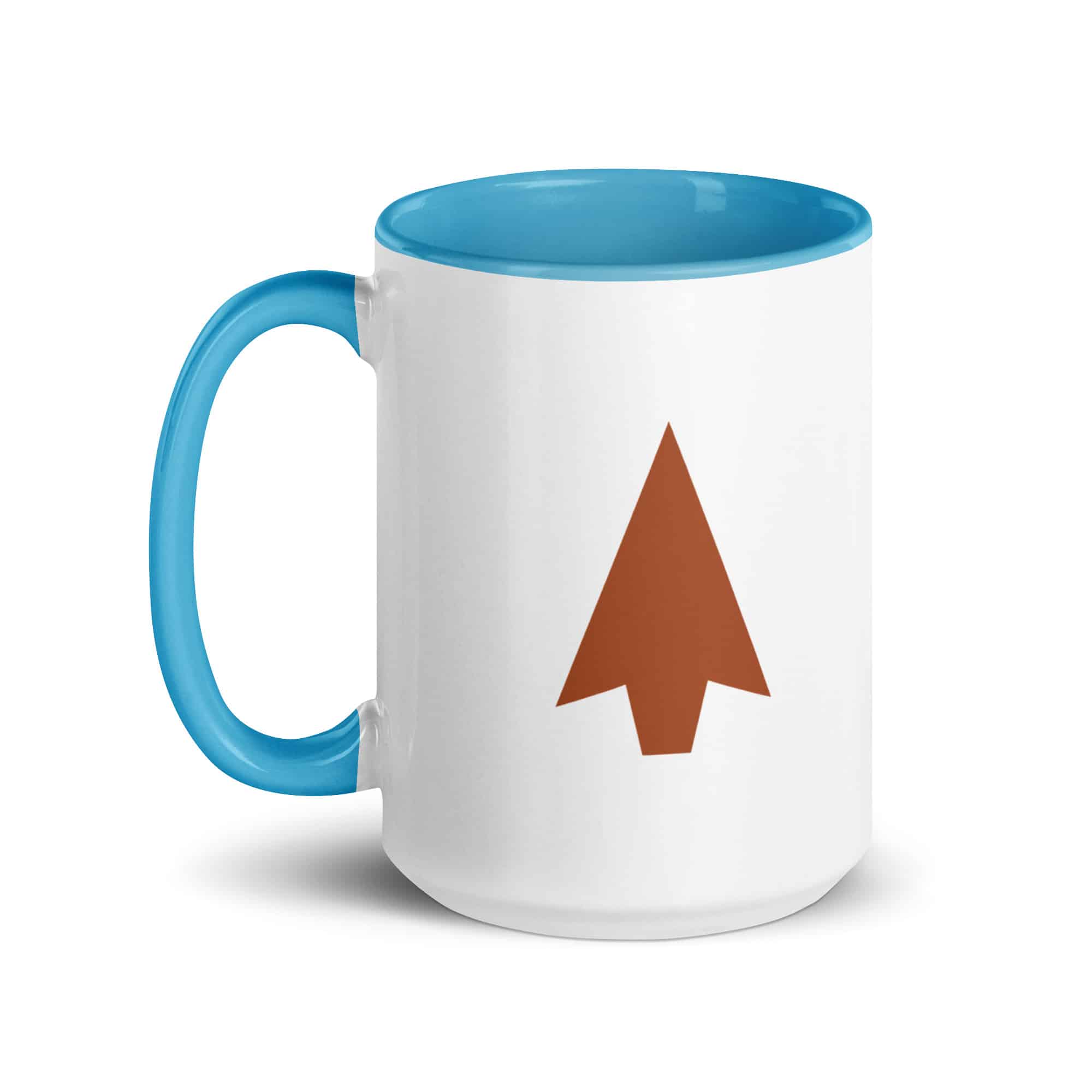 Terracotta Solid Arrowhead Color Inside Mug