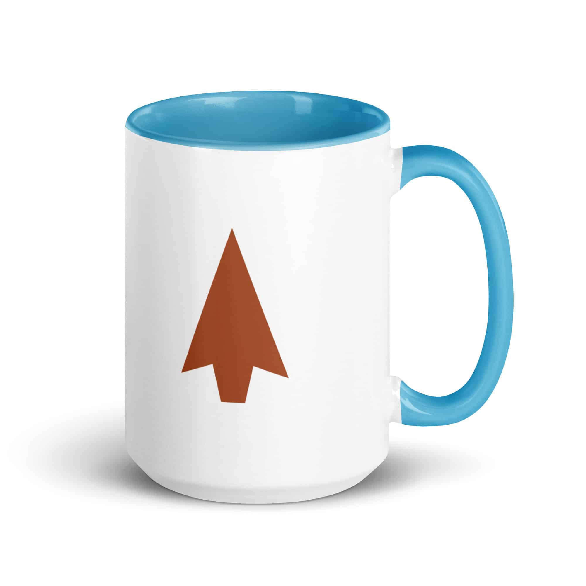Terracotta Solid Arrowhead Color Inside Mug