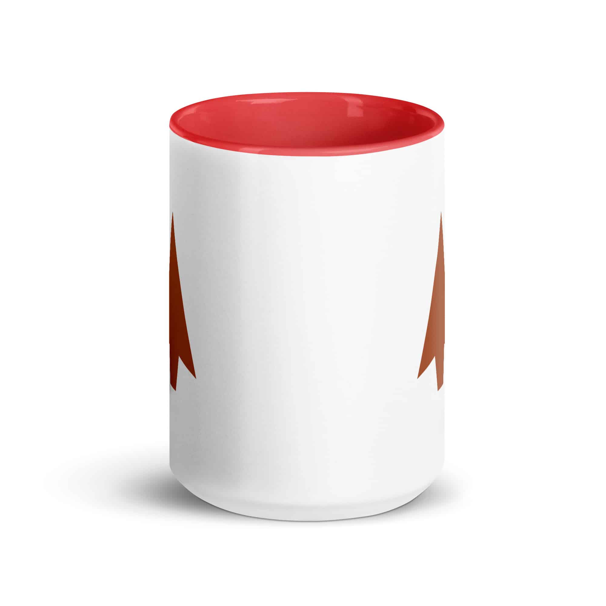 Terracotta Solid Arrowhead Color Inside Mug