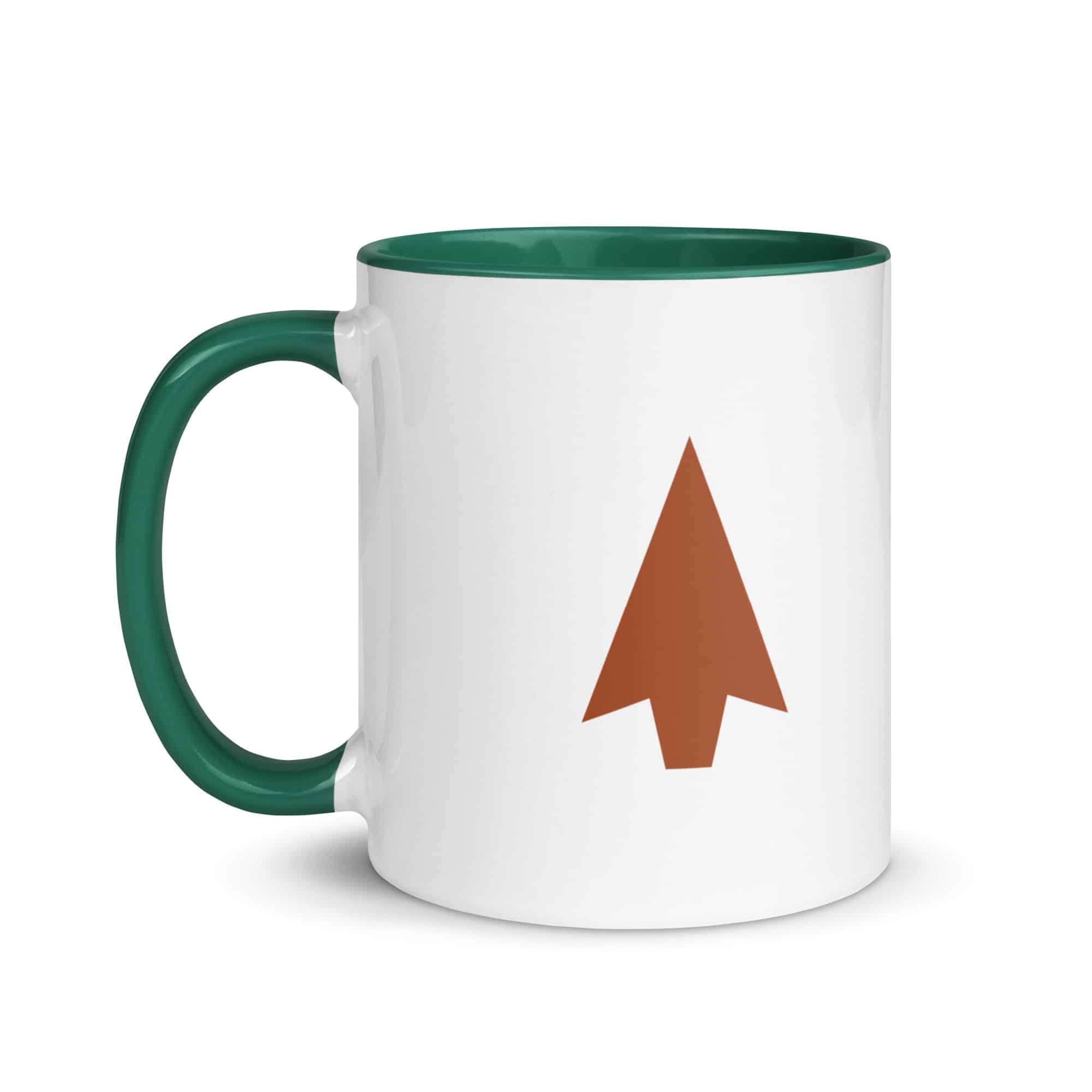 Terracotta Solid Arrowhead Color Inside Mug
