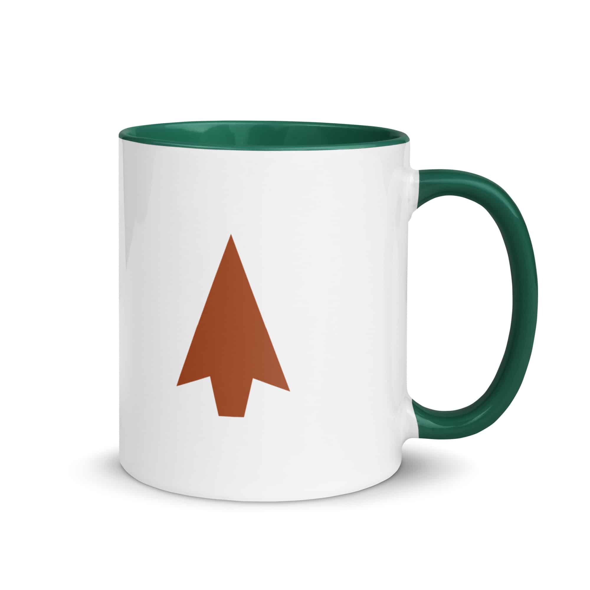 Terracotta Solid Arrowhead Color Inside Mug
