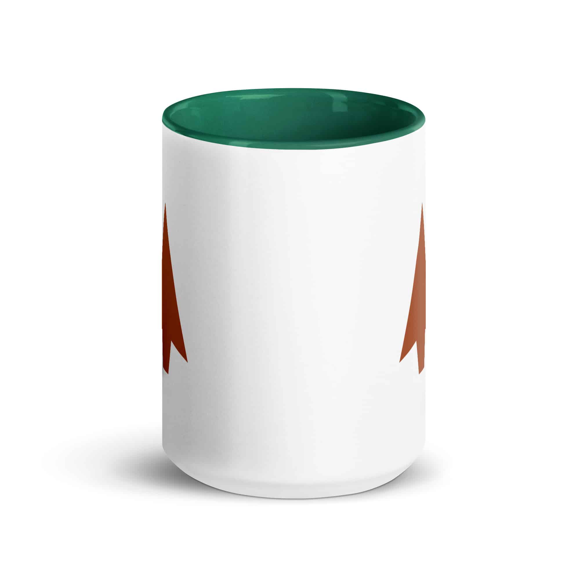 Terracotta Solid Arrowhead Color Inside Mug