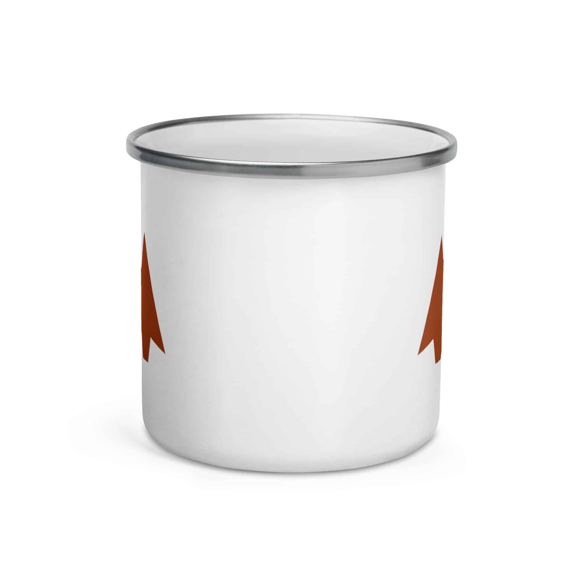 Terracotta Solid Arrowhead Enamel Camp Mug