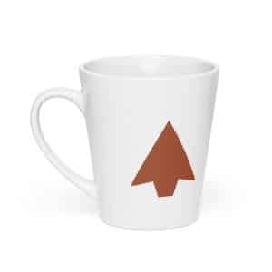 01 Solid Arrowhead Terracotta Latte Mug - 12 oz - Main