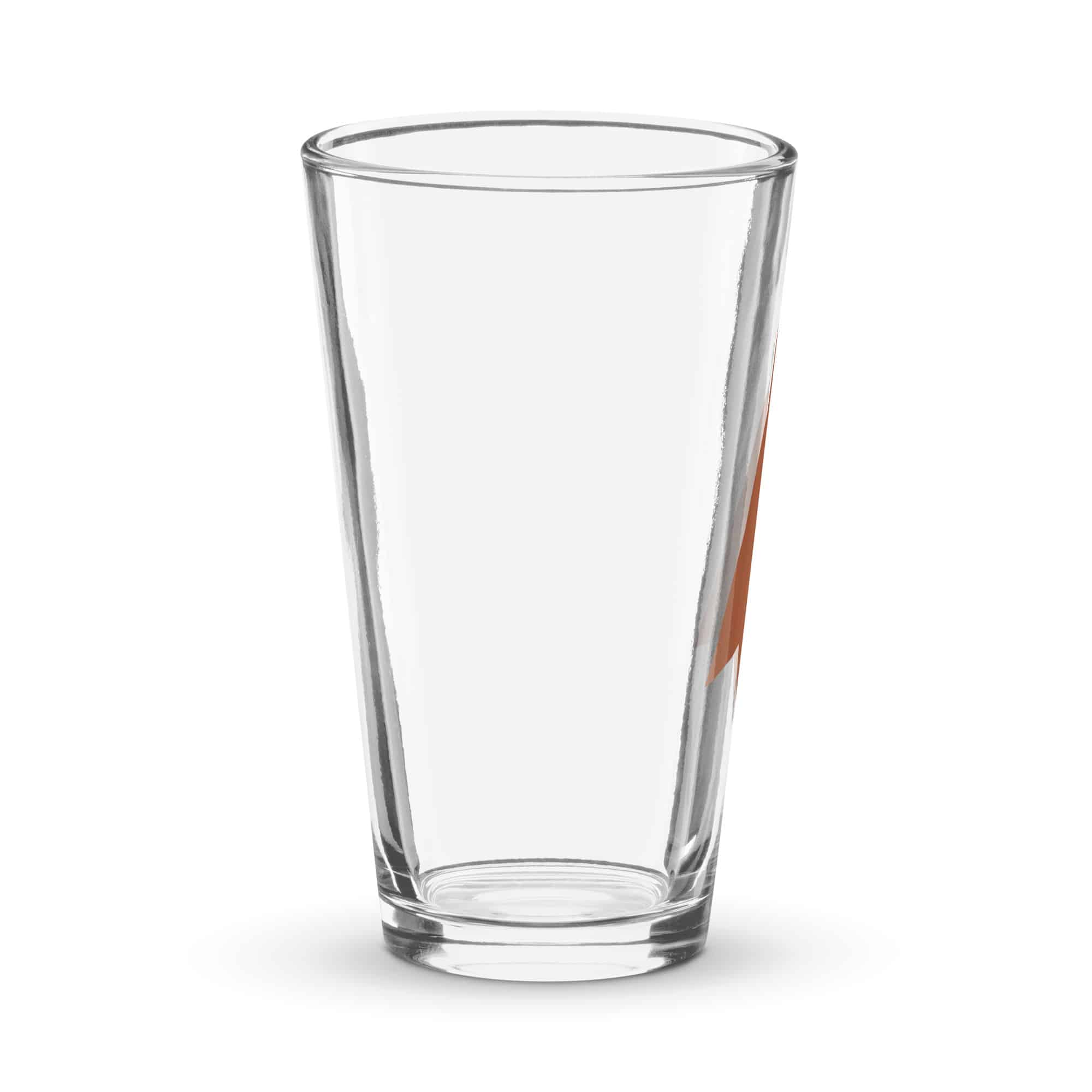 Terracotta Solid Arrowhead Pint Glass