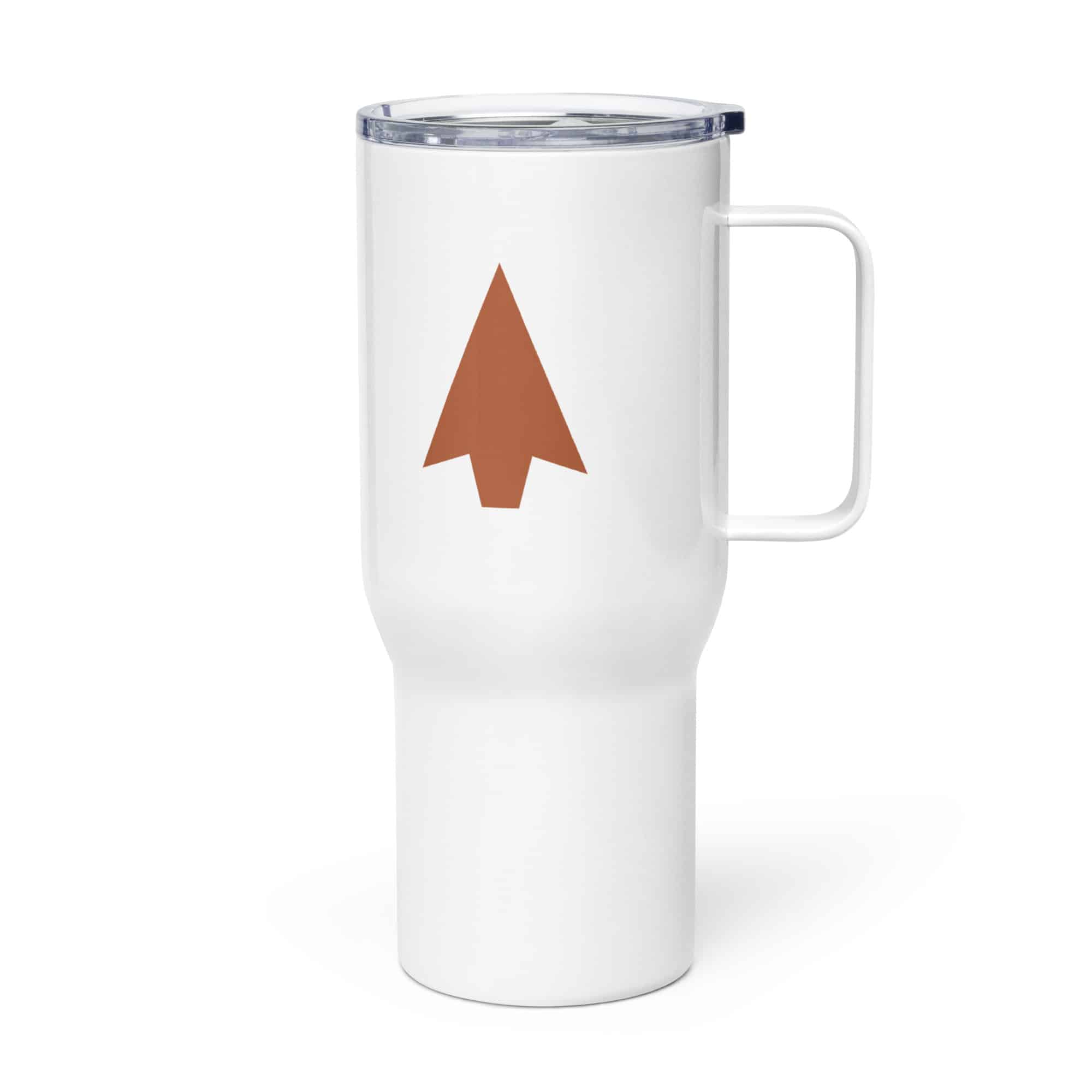 Terracotta Solid Arrowhead Travel Mug