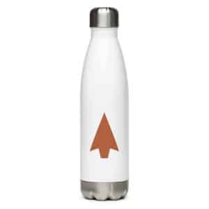 01 Solid Arrowhead Terracotta Stainless Steel Water Bottle - 17 oz - Main