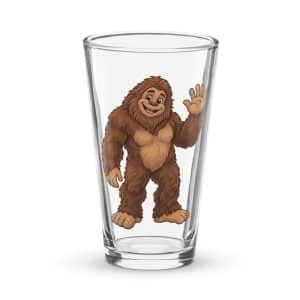 02 Friendly Wave Pint Glass - 16 oz - Main