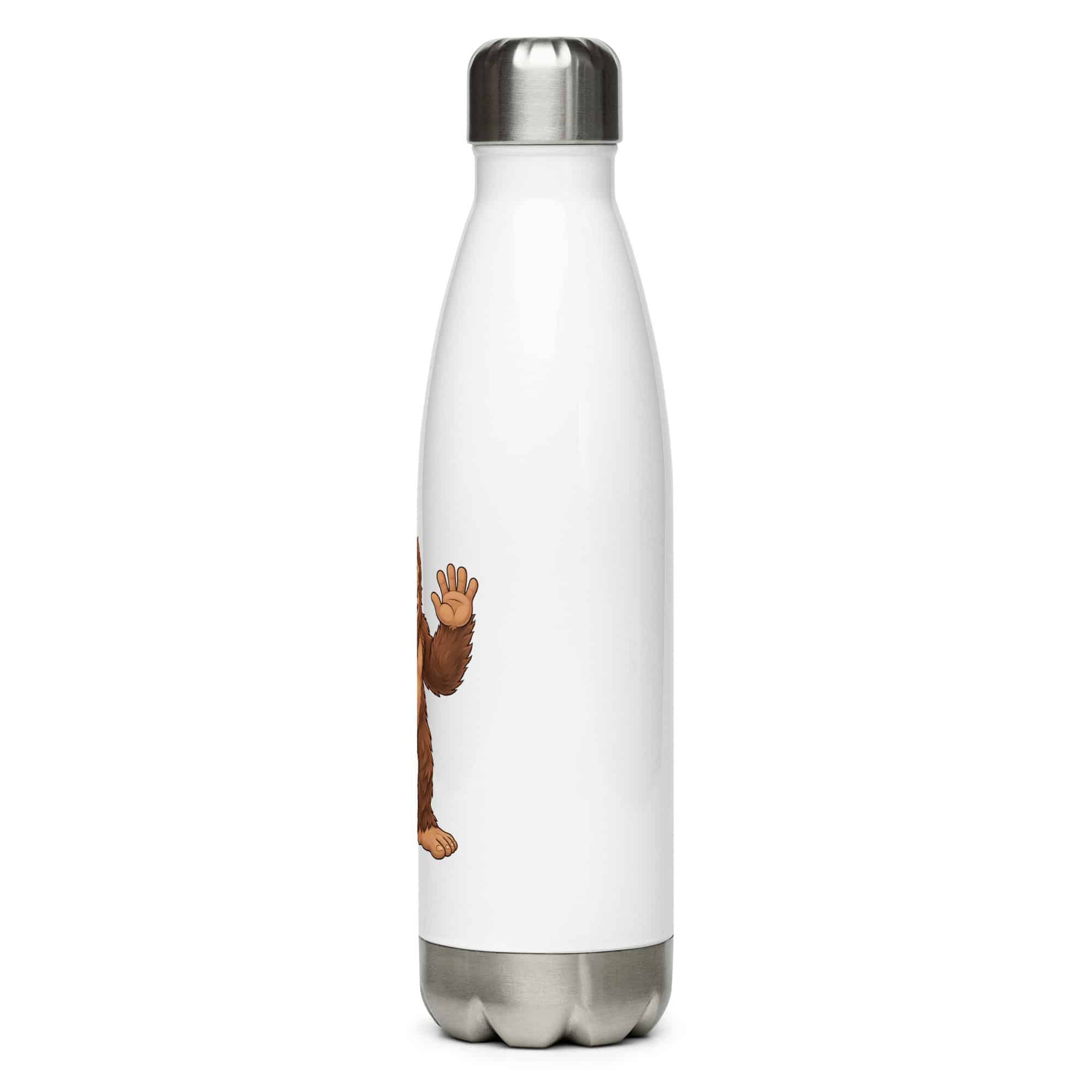 Friendly Waving Bigfoot Water Bottle