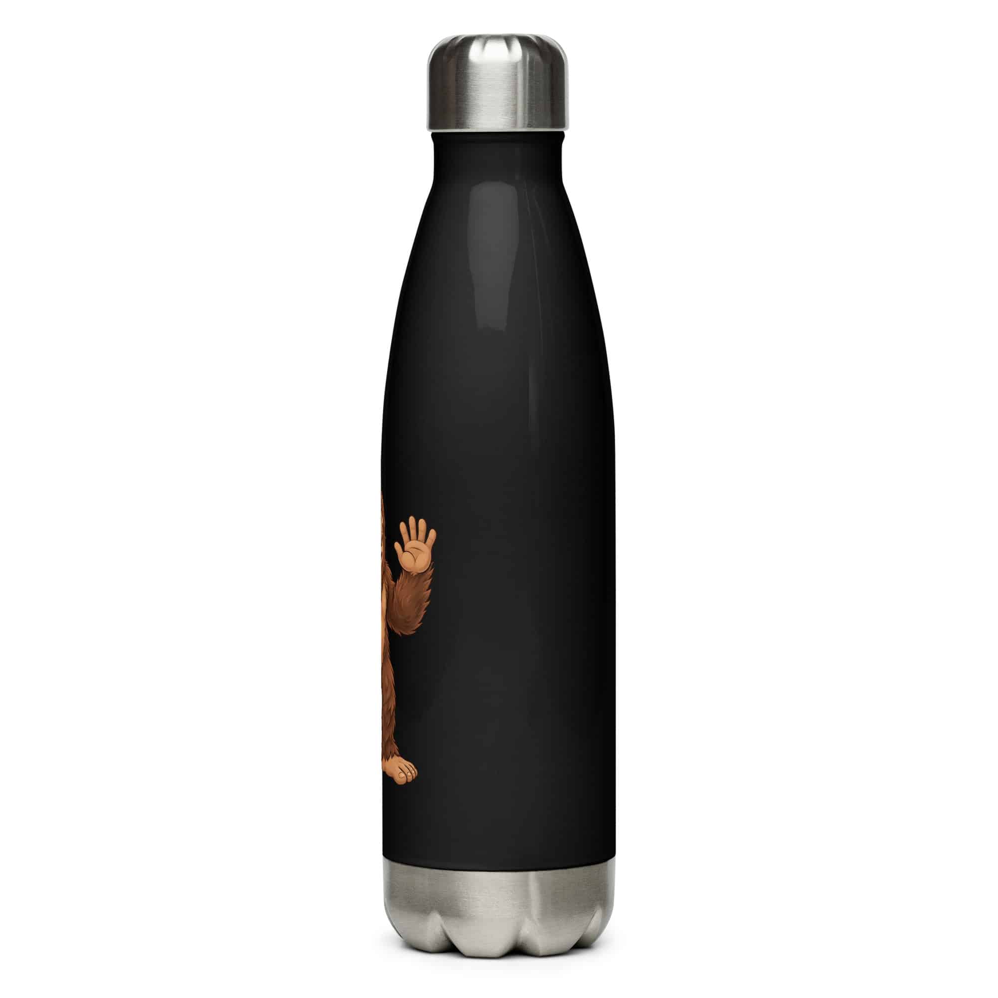 Friendly Waving Bigfoot Water Bottle