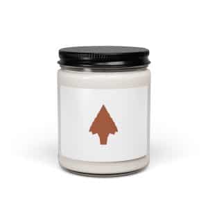 02 Knapped Flint Arrowhead Terracotta Soy Wax Candle - 9oz - Main
