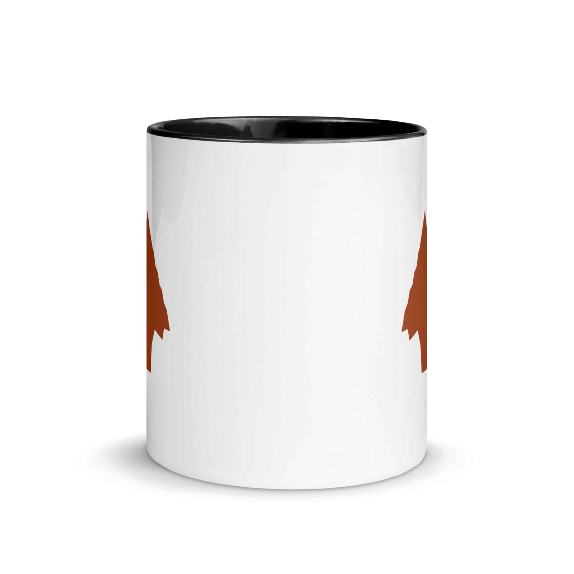 Terracotta Knapped Flint Arrowhead Color Inside Mug