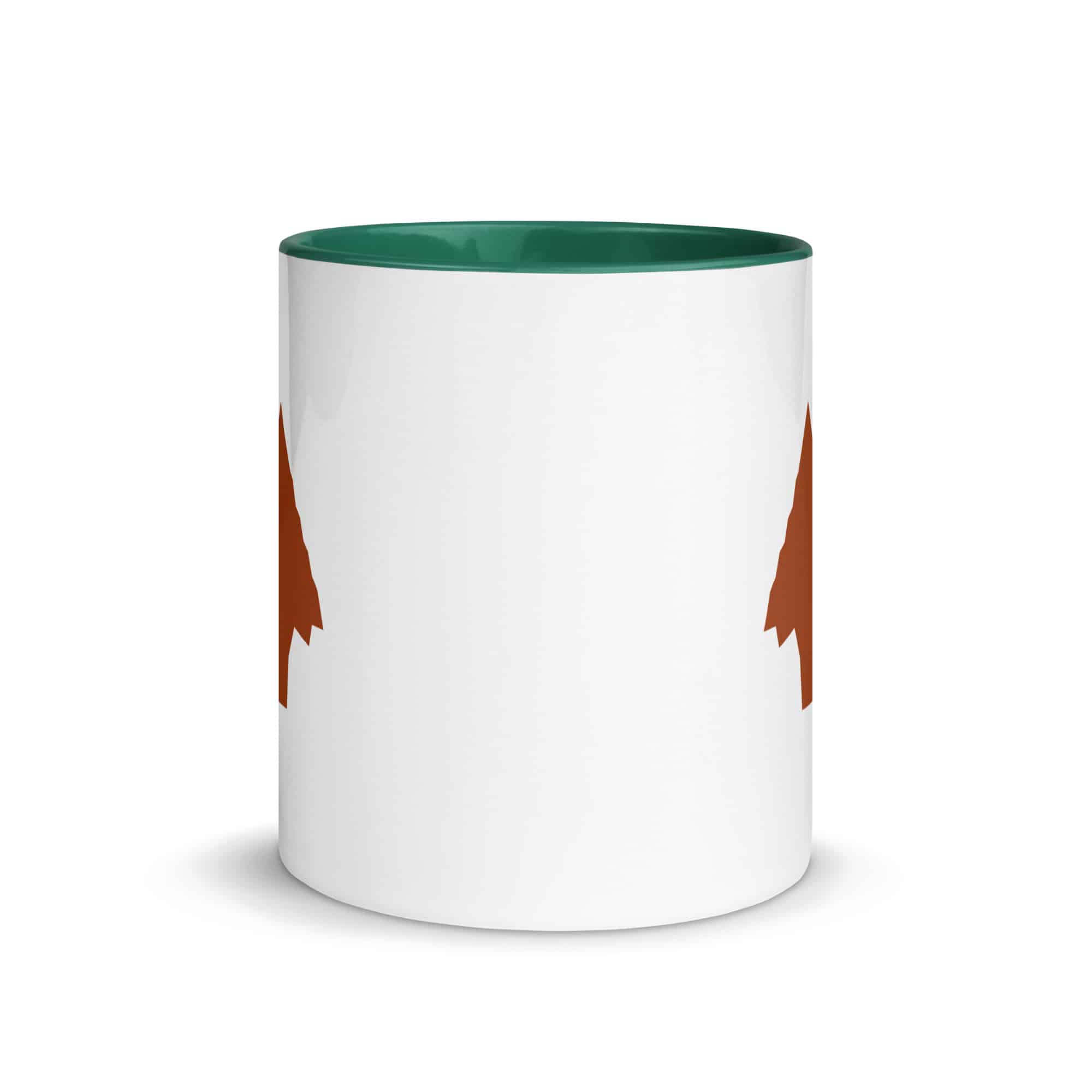 Terracotta Knapped Flint Arrowhead Color Inside Mug