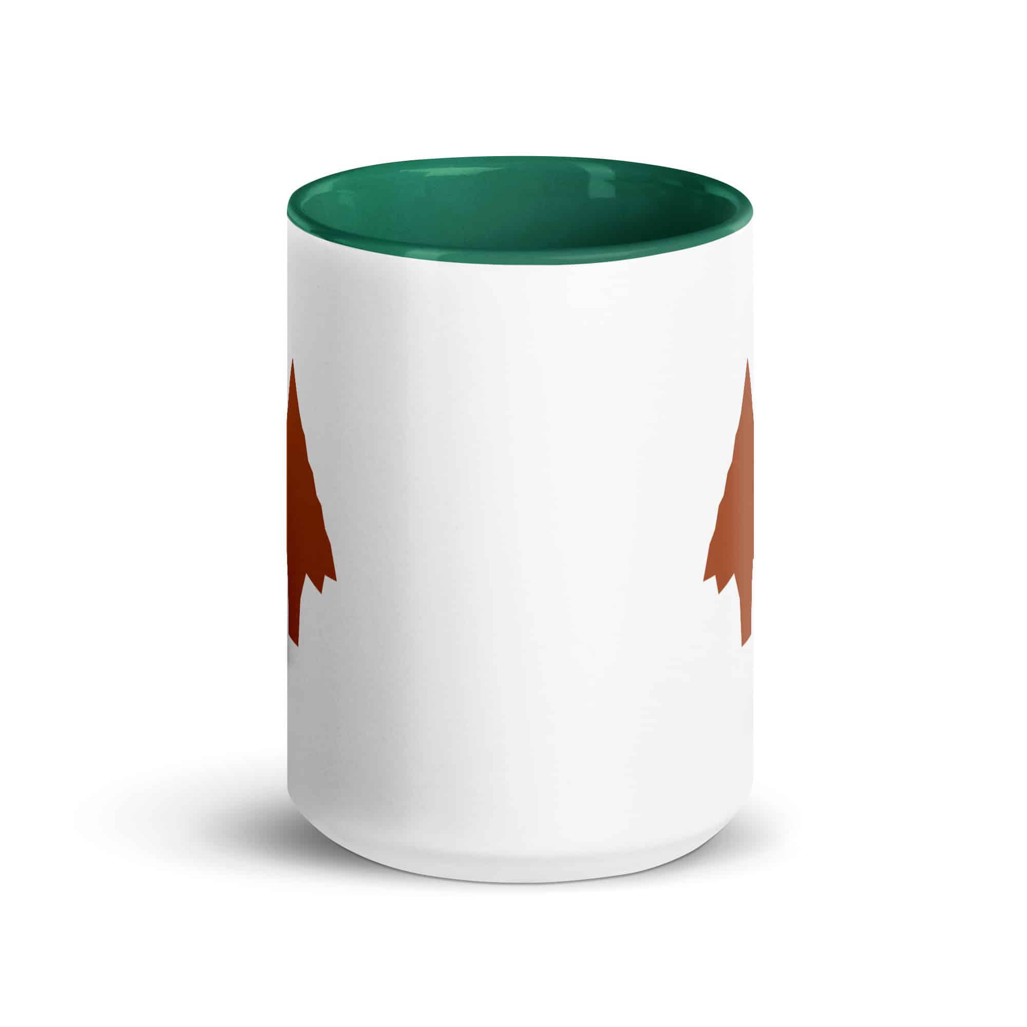 Terracotta Knapped Flint Arrowhead Color Inside Mug