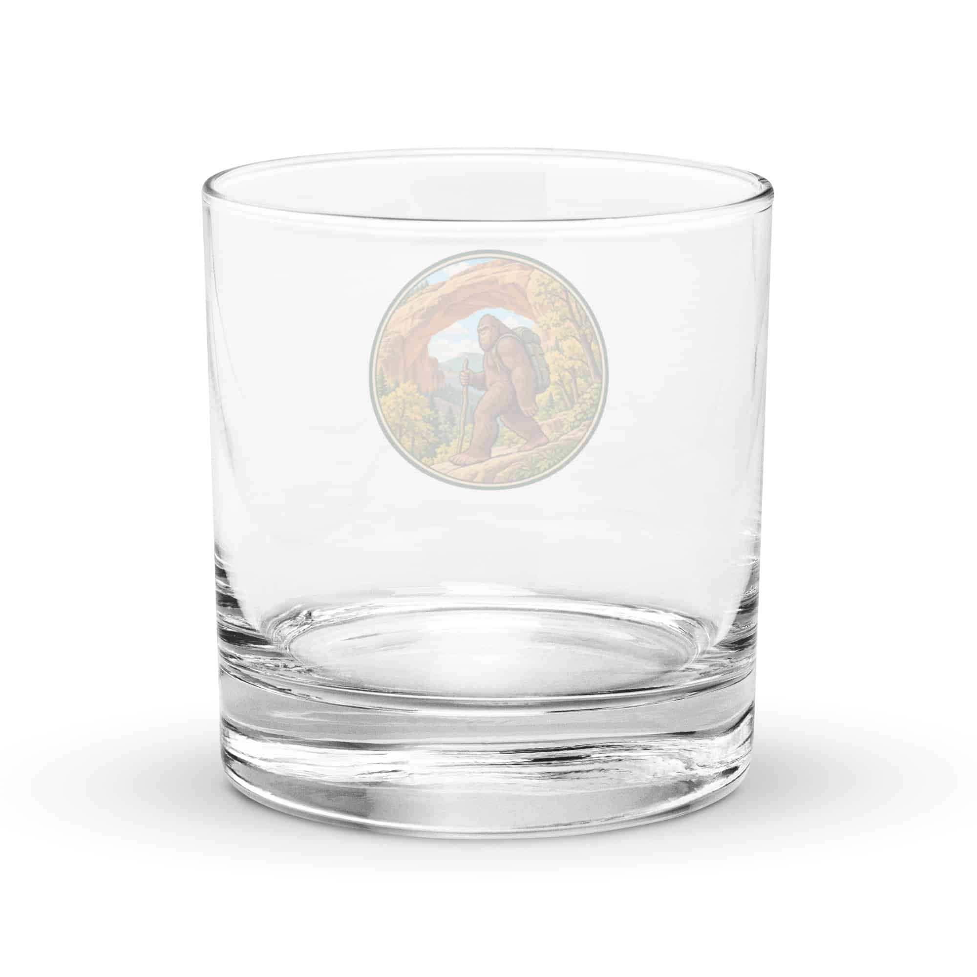 Gorge Arch Bigfoot Hiker Rocks Glass