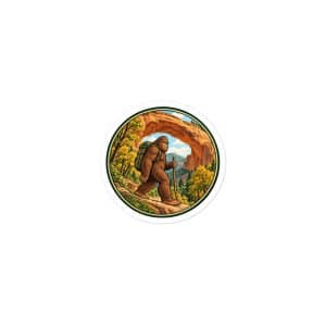 03 Gorge Arch Hiker Vinyl Sticker - 3x3 - Main
