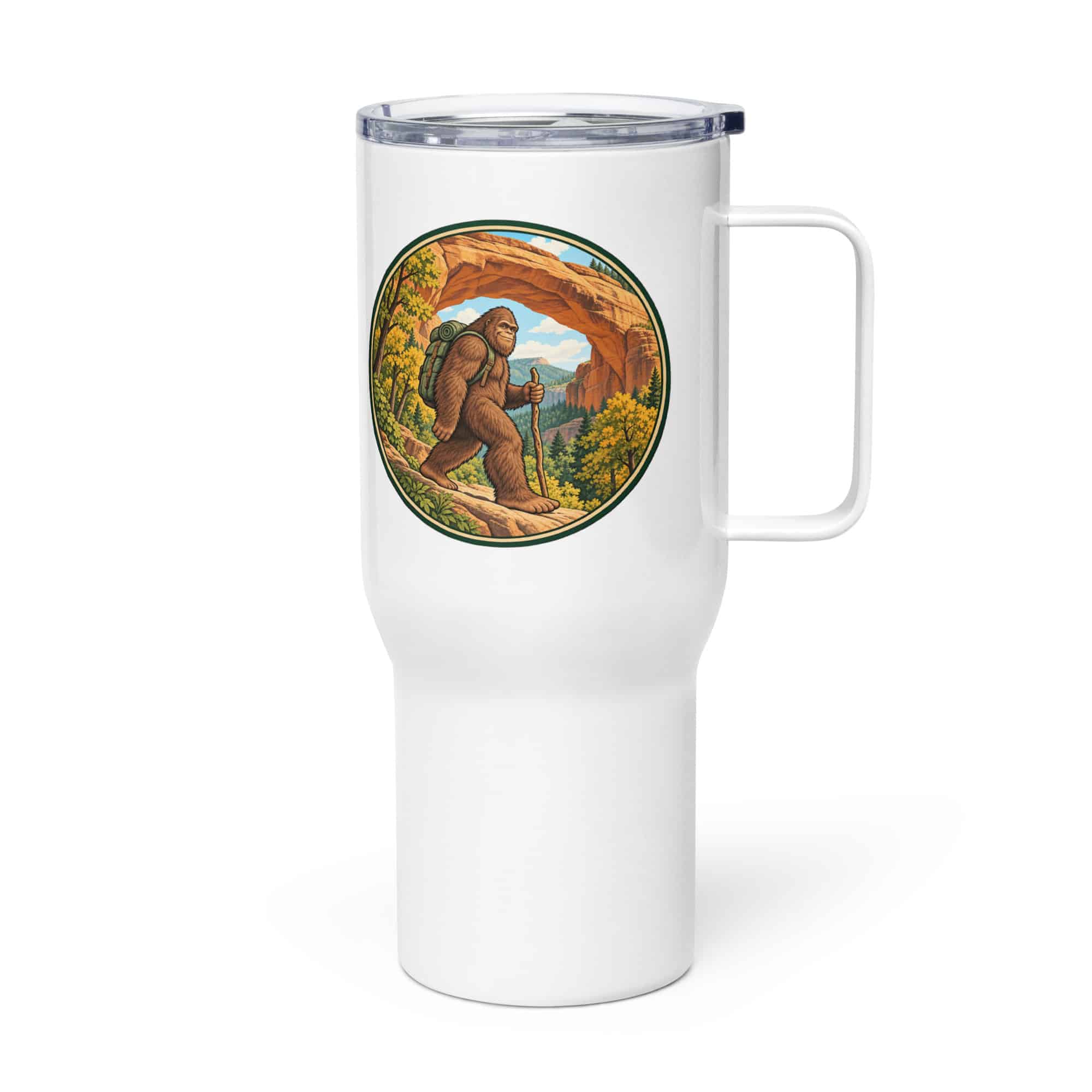 Bigfoot Sandstone Arch Hiker Travel Mug