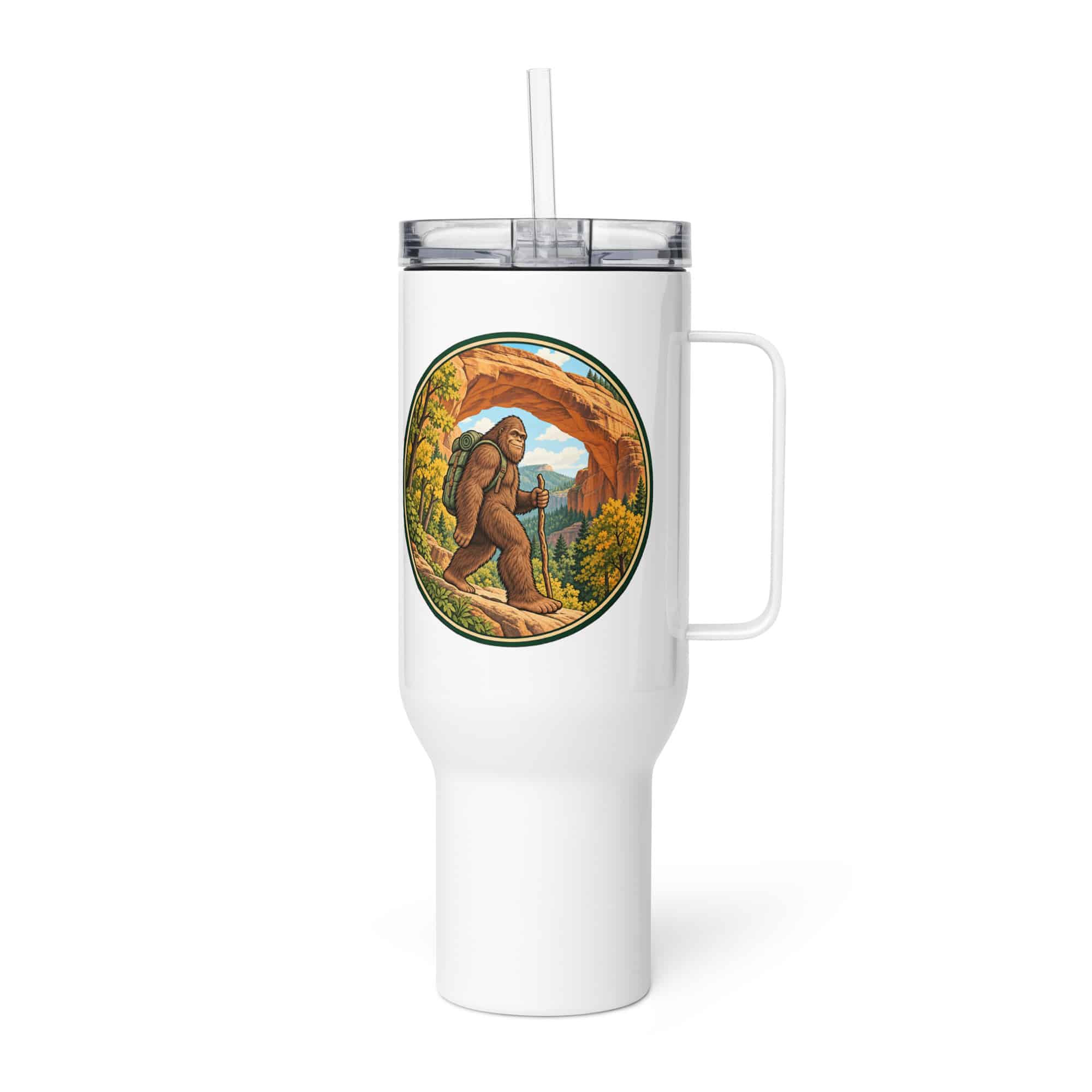 Bigfoot Sandstone Arch Hiker Travel Mug