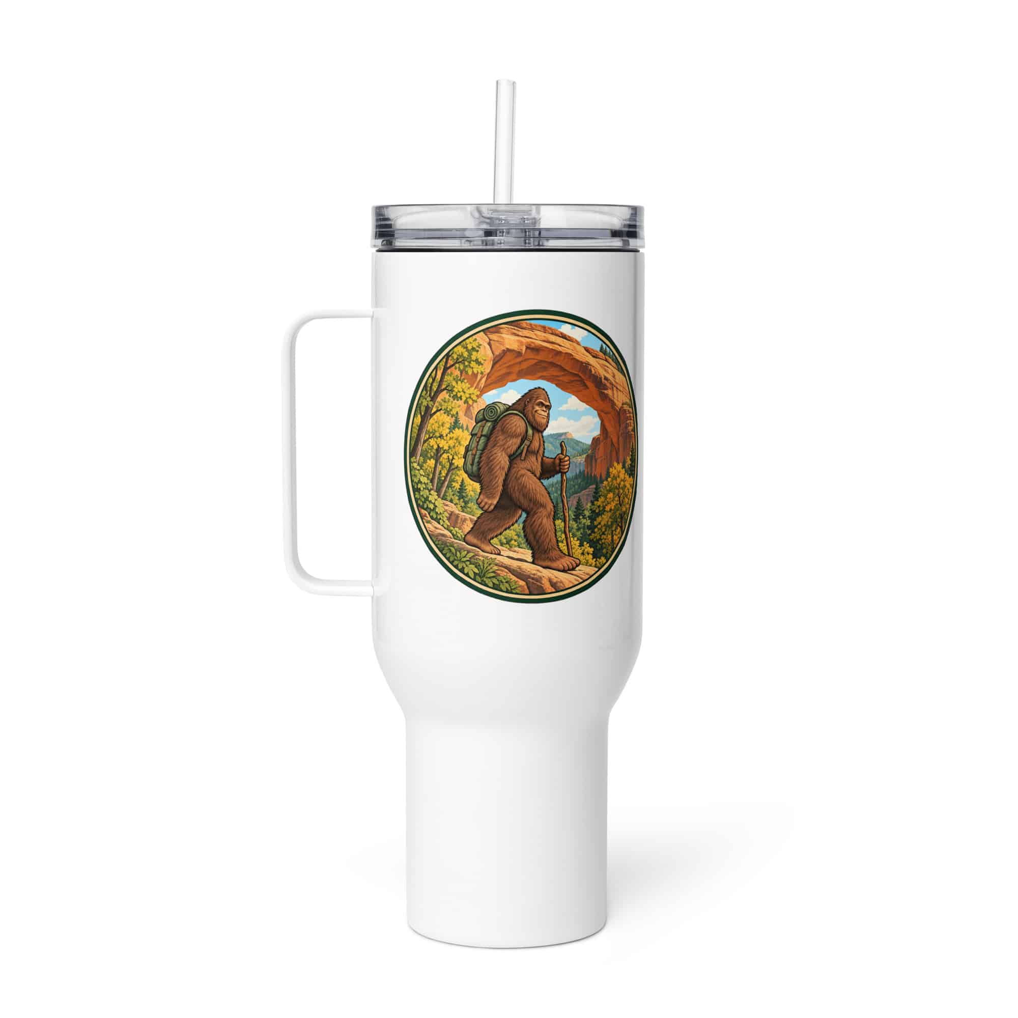 Bigfoot Sandstone Arch Hiker Travel Mug