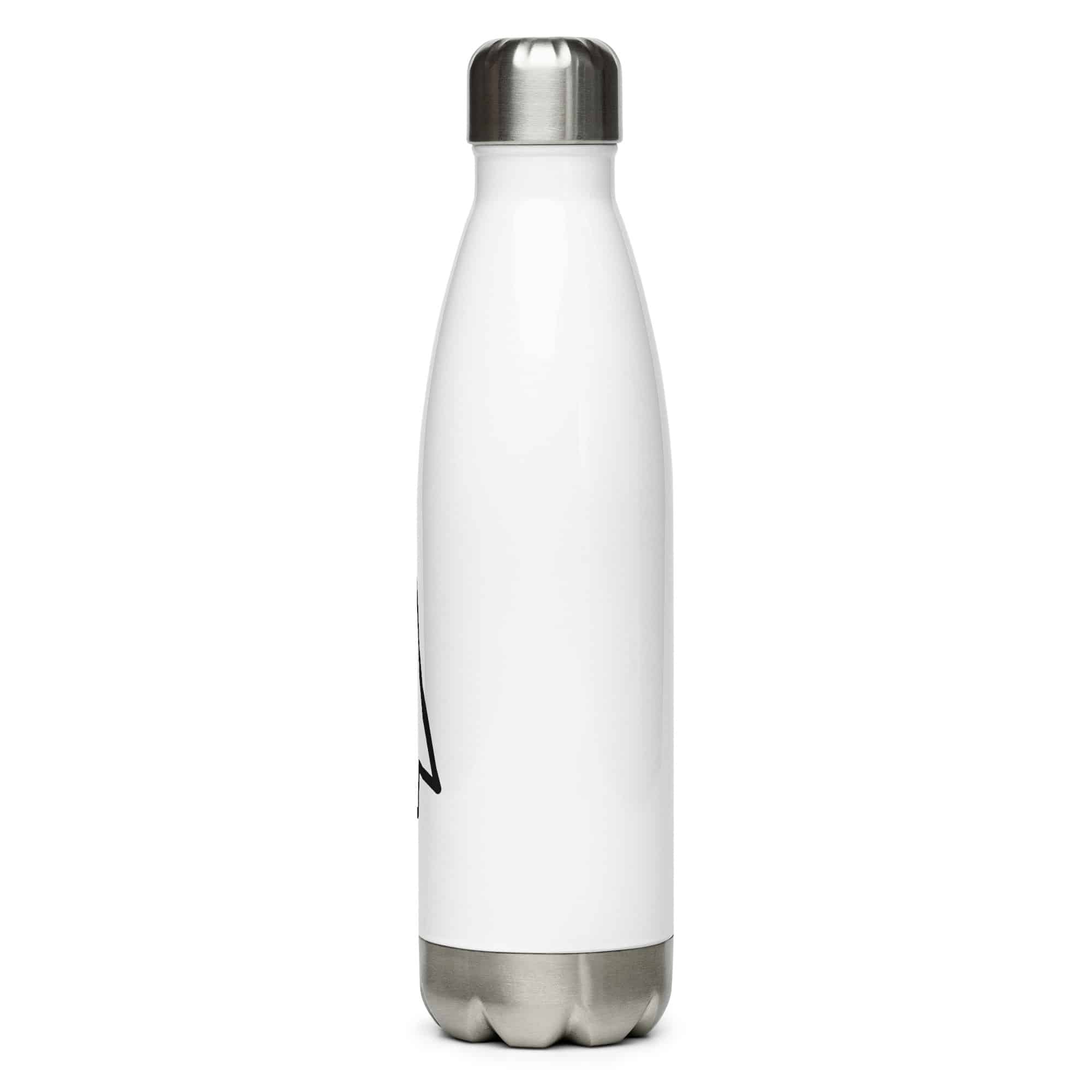 Black Open Arrowhead Water Bottle