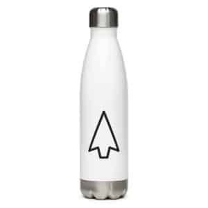 03 Open Arrowhead Black Stainless Steel Water Bottle - 17 oz - Main