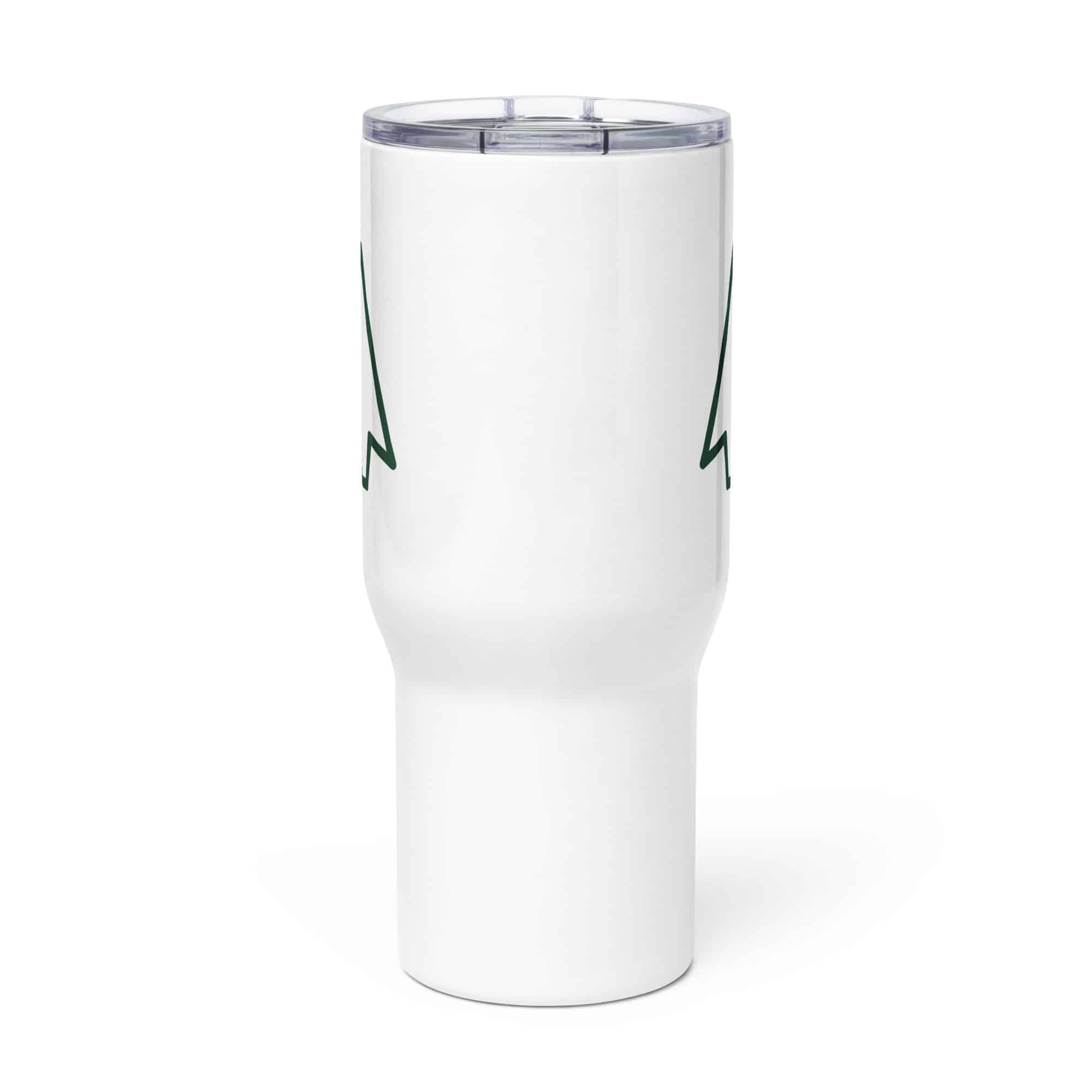 Forest Green Open Arrowhead Travel Mug