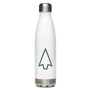 03 Open Arrowhead Forest Green Stainless Steel Water Bottle - 17 oz - Main