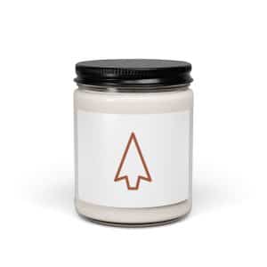 03 Open Arrowhead Terracotta Soy Wax Candle - 9oz - Main