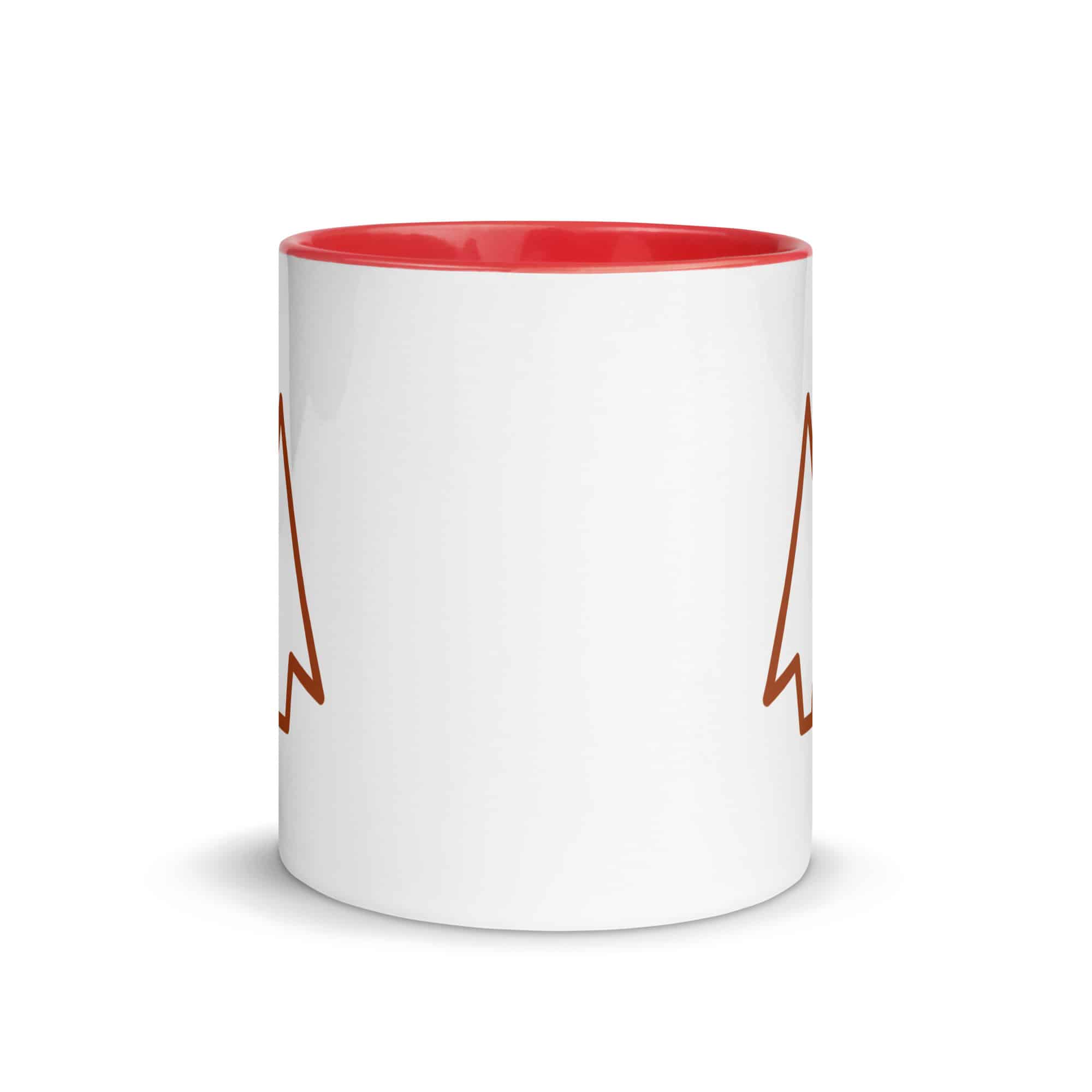 Terracotta Open Arrowhead Color Inside Mug