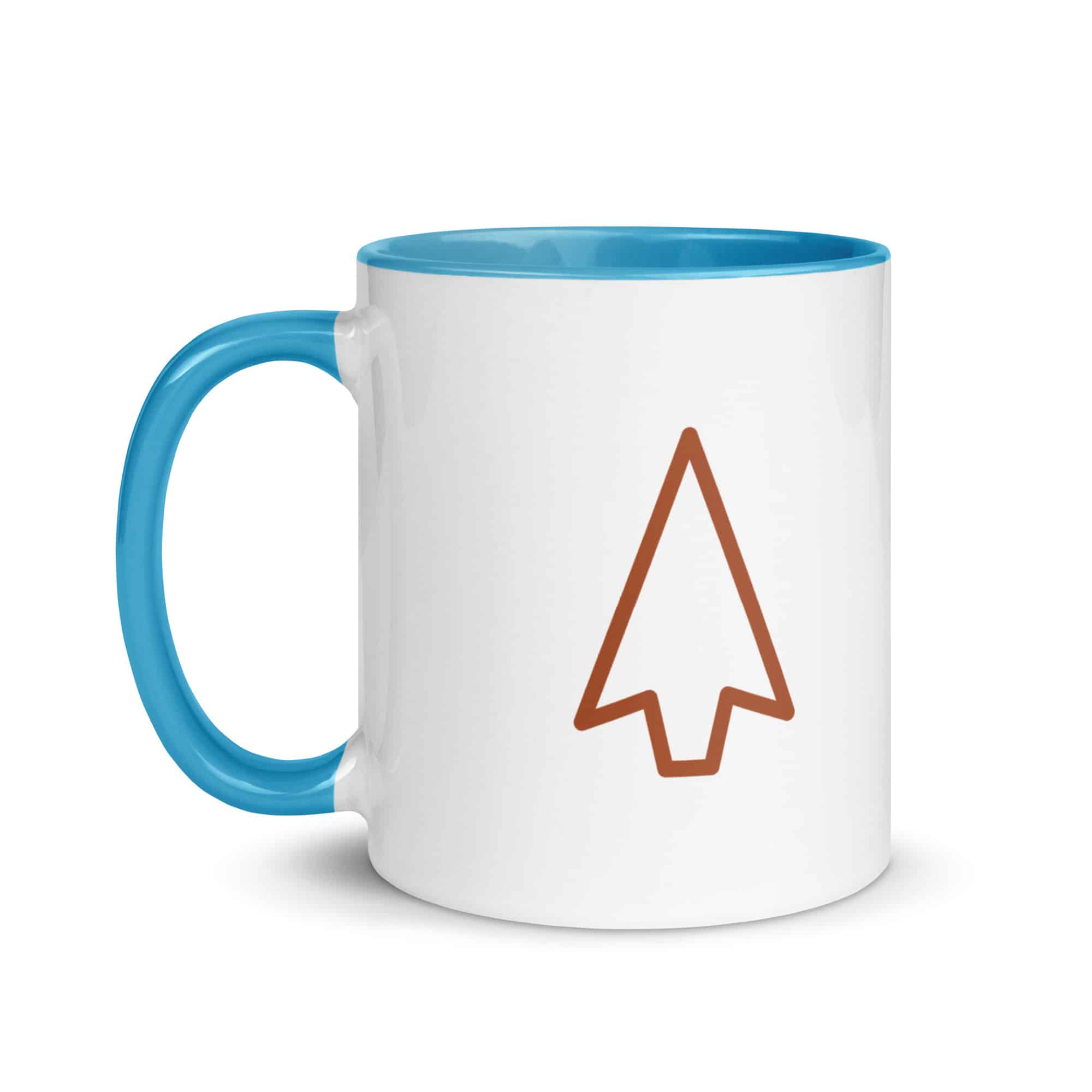 Terracotta Open Arrowhead Color Inside Mug