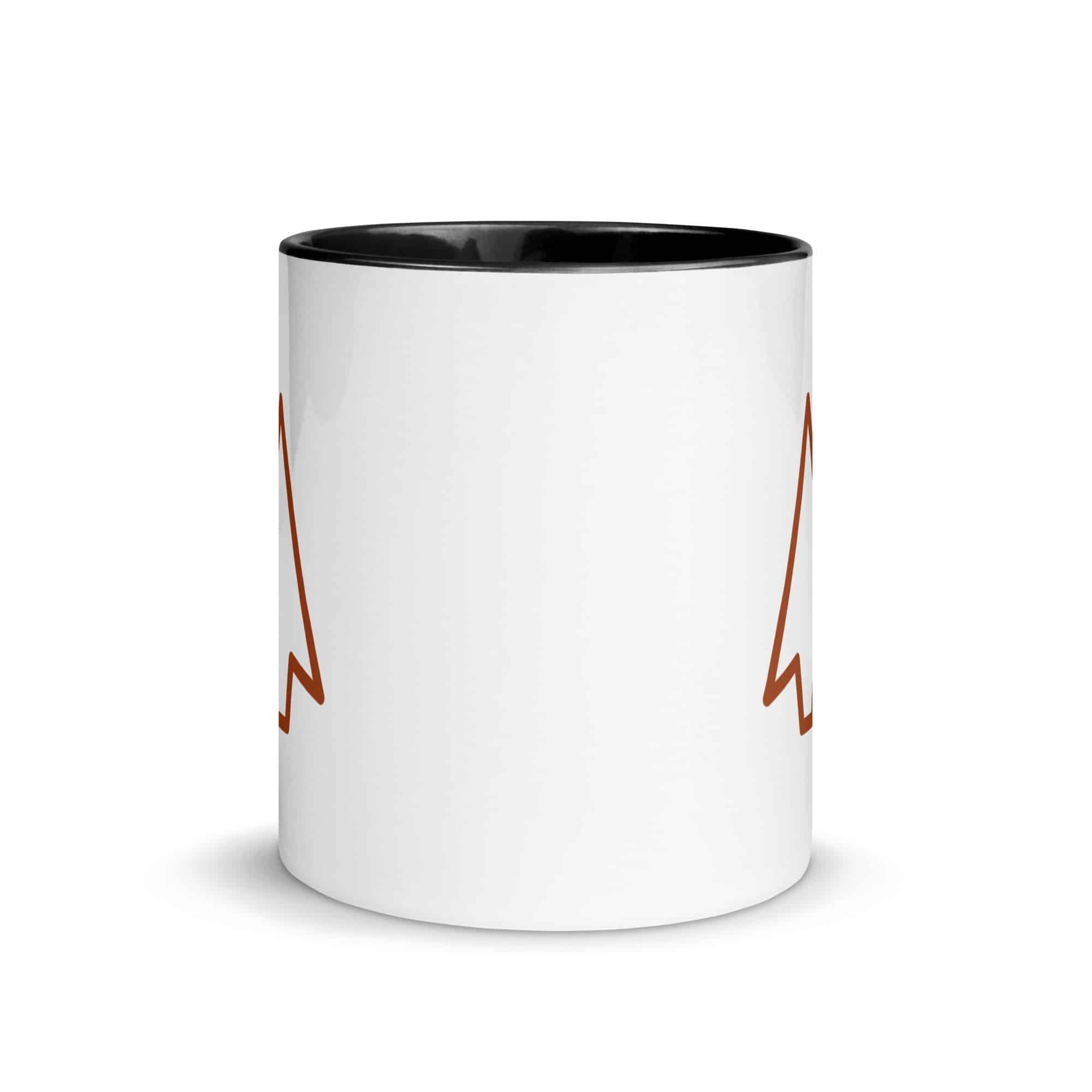Terracotta Open Arrowhead Color Inside Mug