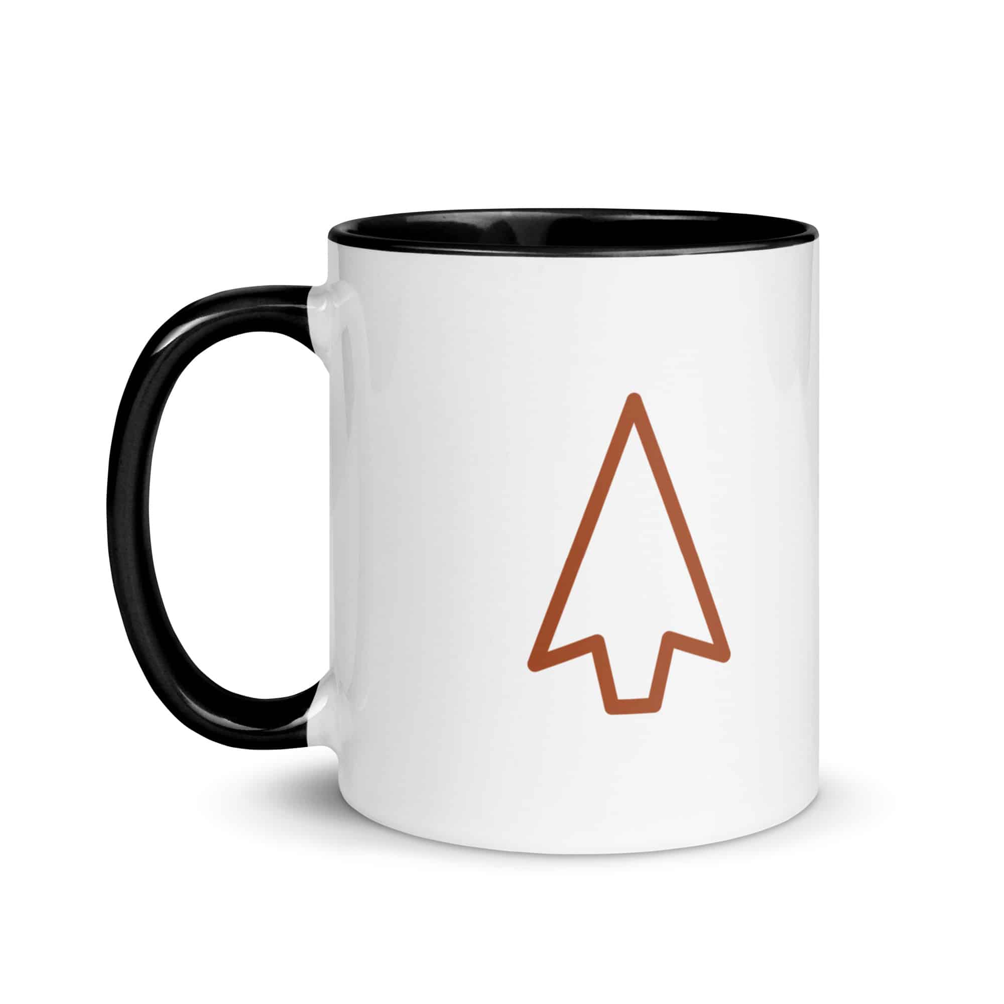 Terracotta Open Arrowhead Color Inside Mug