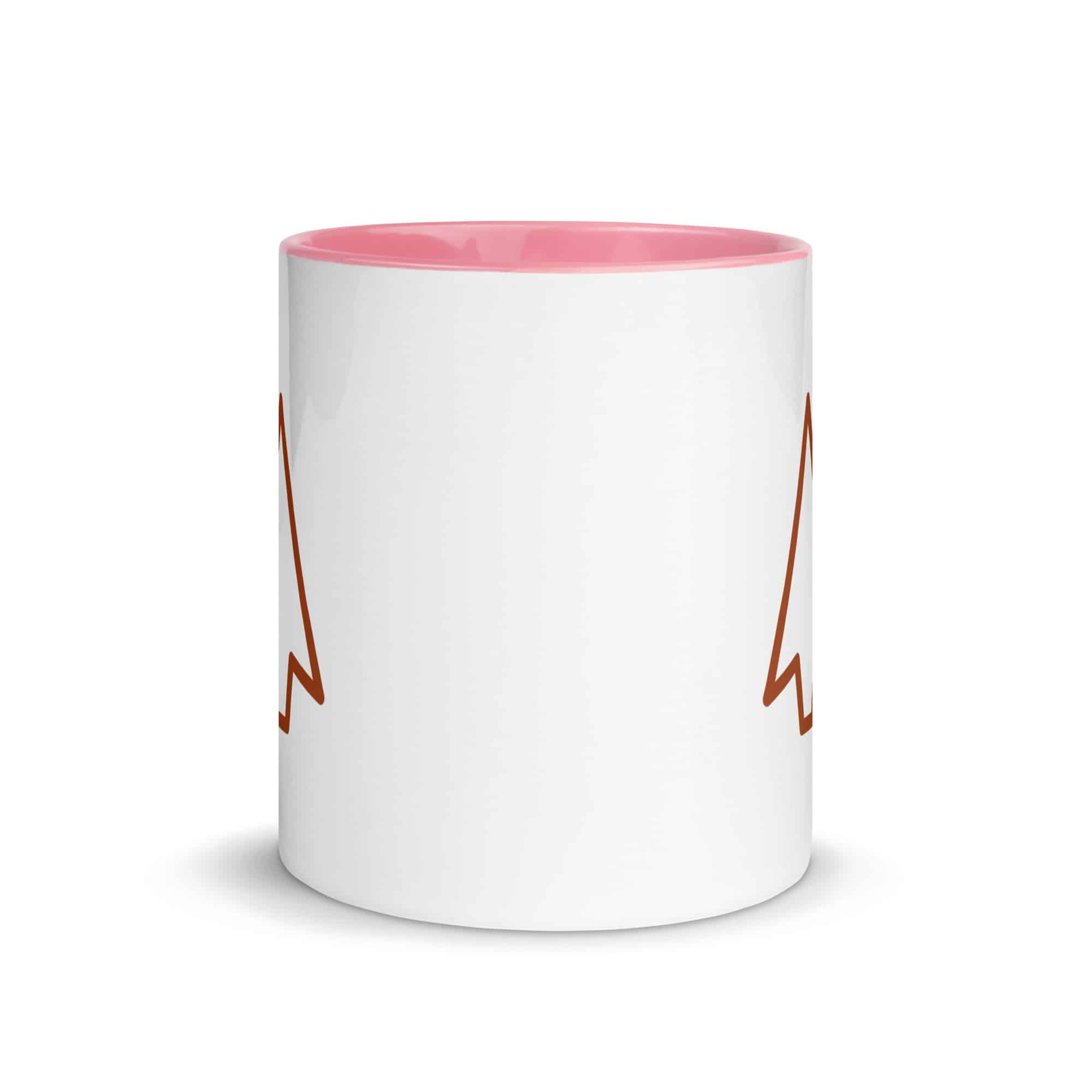 Terracotta Open Arrowhead Color Inside Mug