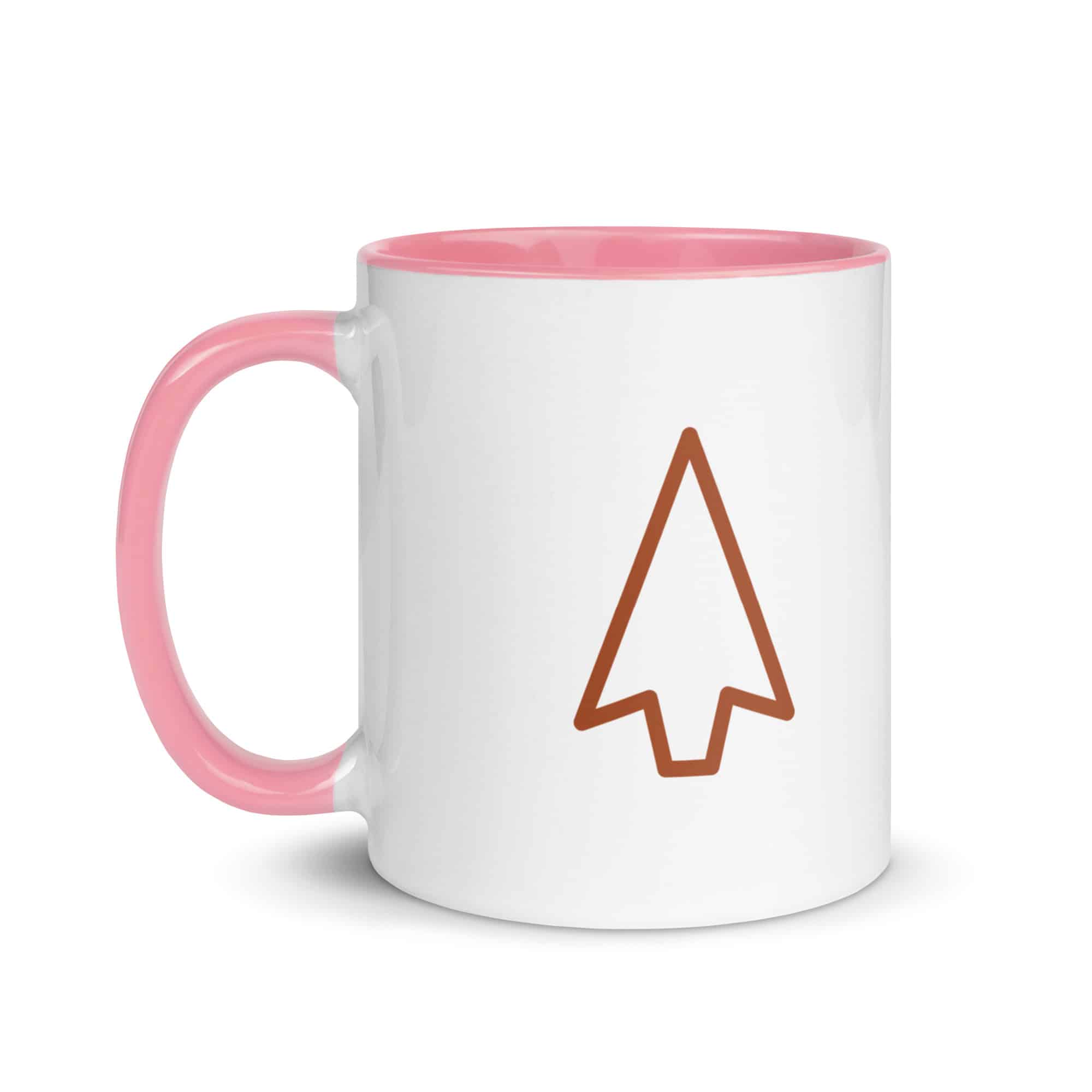 Terracotta Open Arrowhead Color Inside Mug