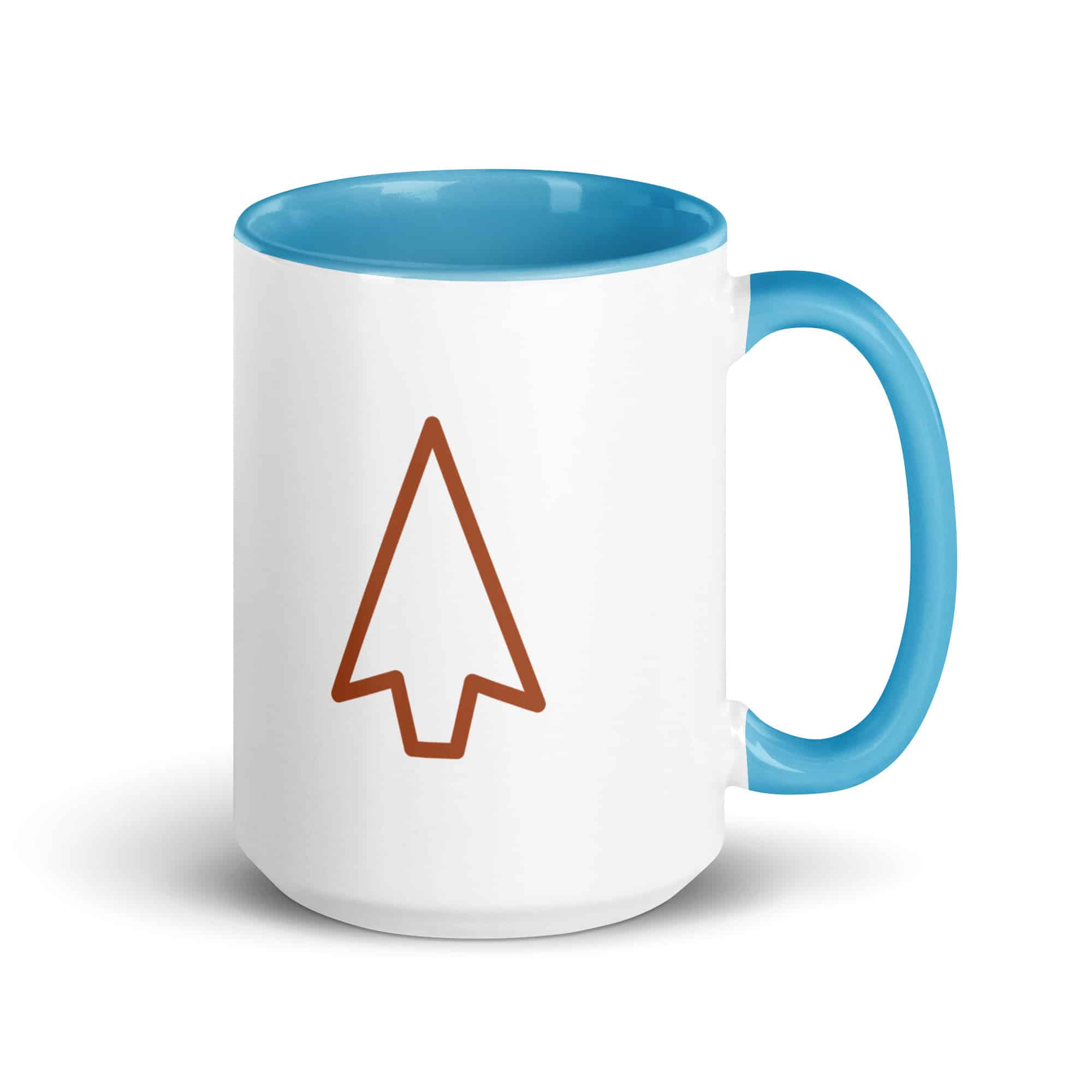 Terracotta Open Arrowhead Color Inside Mug