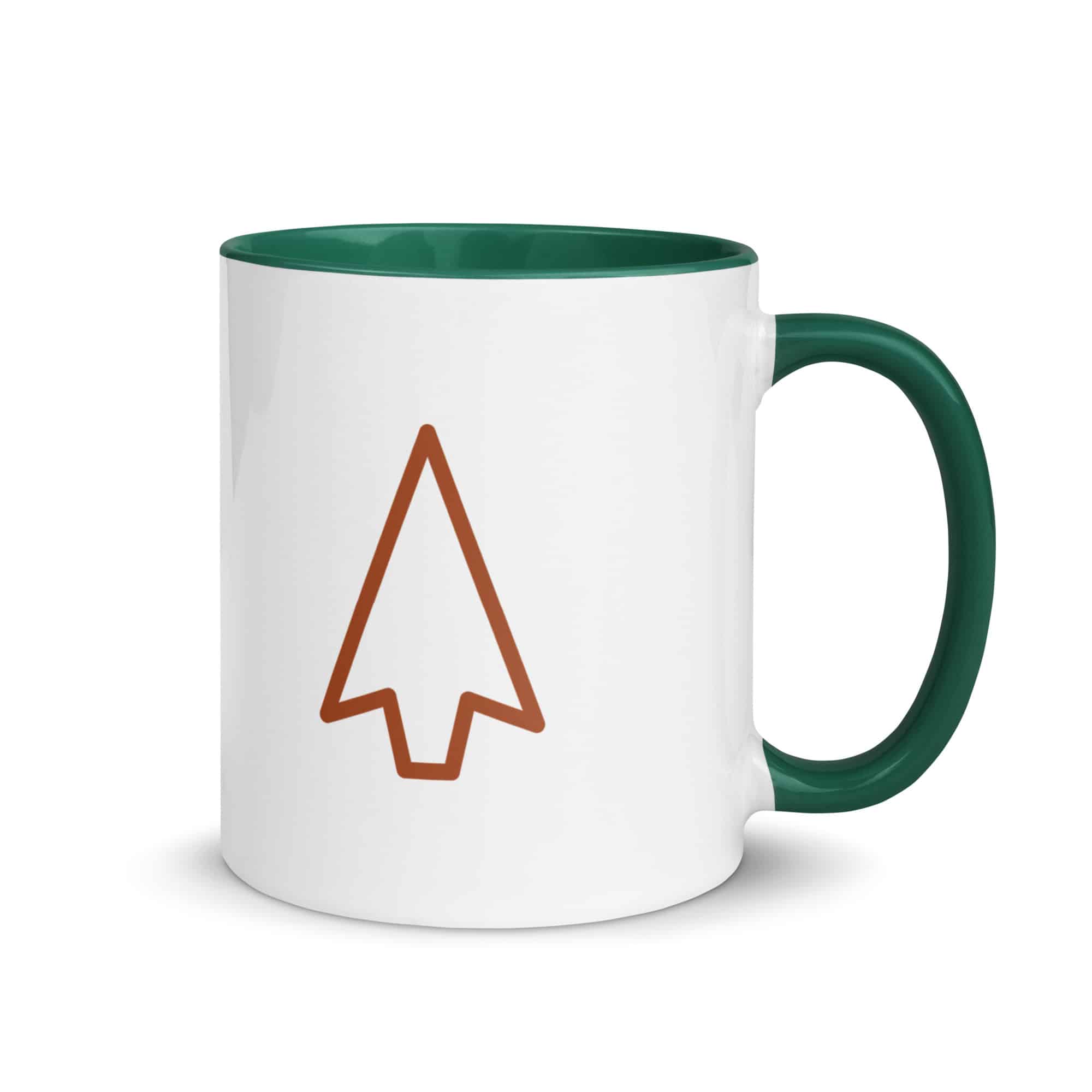 Terracotta Open Arrowhead Color Inside Mug