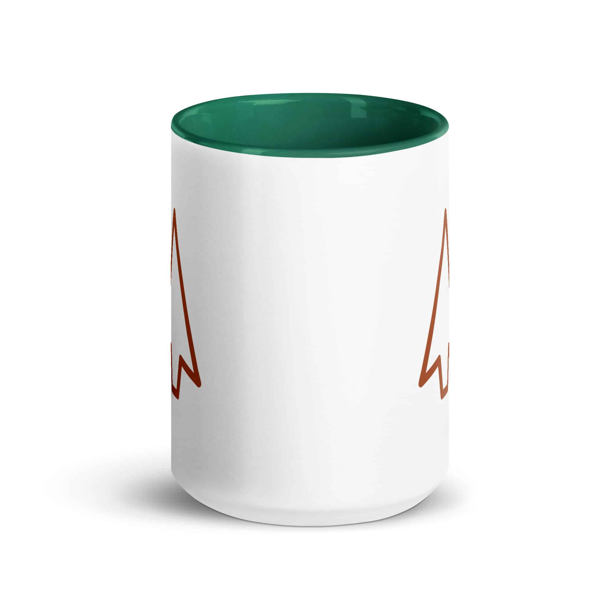 Terracotta Open Arrowhead Color Inside Mug