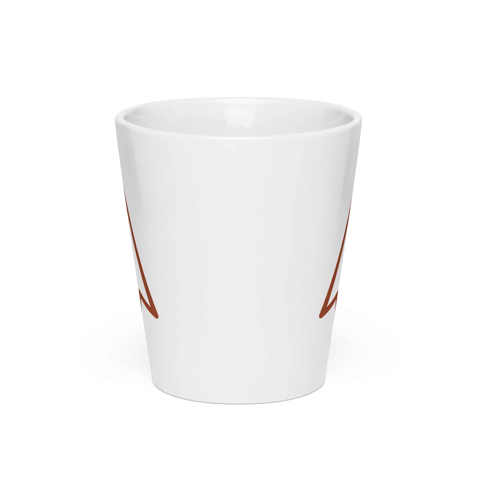Terracotta Open Arrowhead Latte Mug
