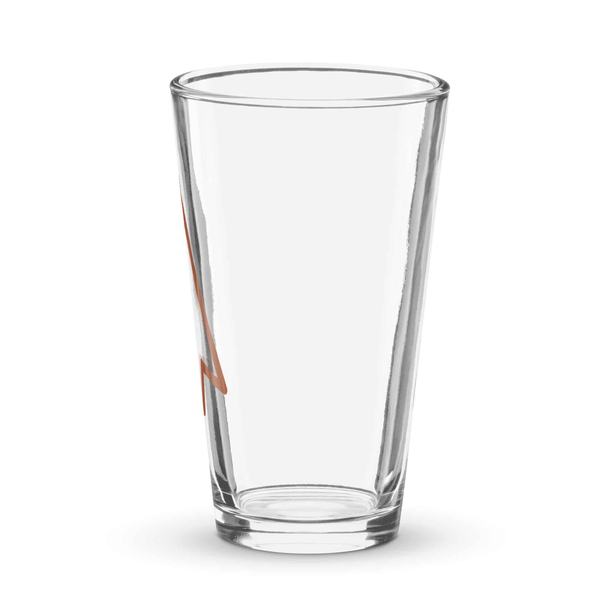 Terracotta Open Arrowhead Pint Glass