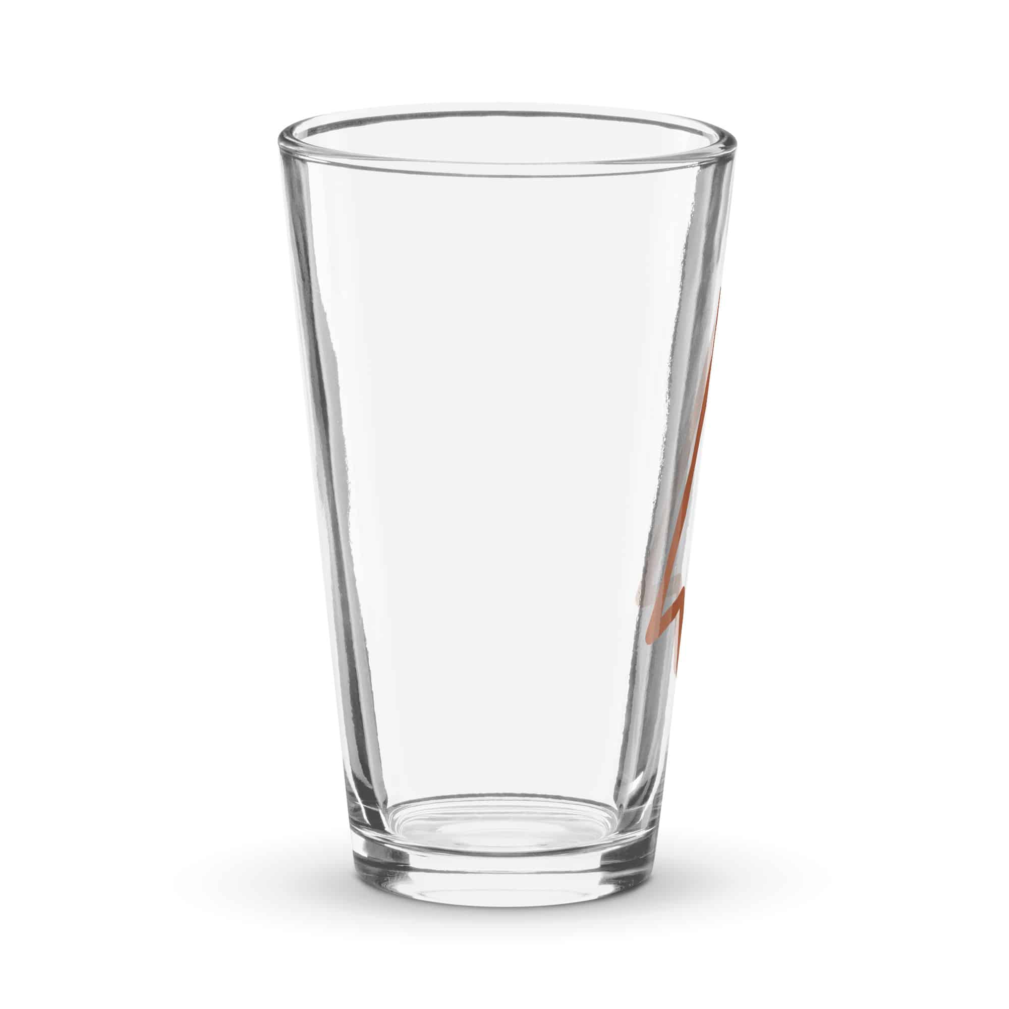 Terracotta Open Arrowhead Pint Glass
