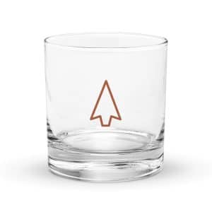 03 Open Arrowhead Terracotta Rocks Glass - 10.5 oz - Main