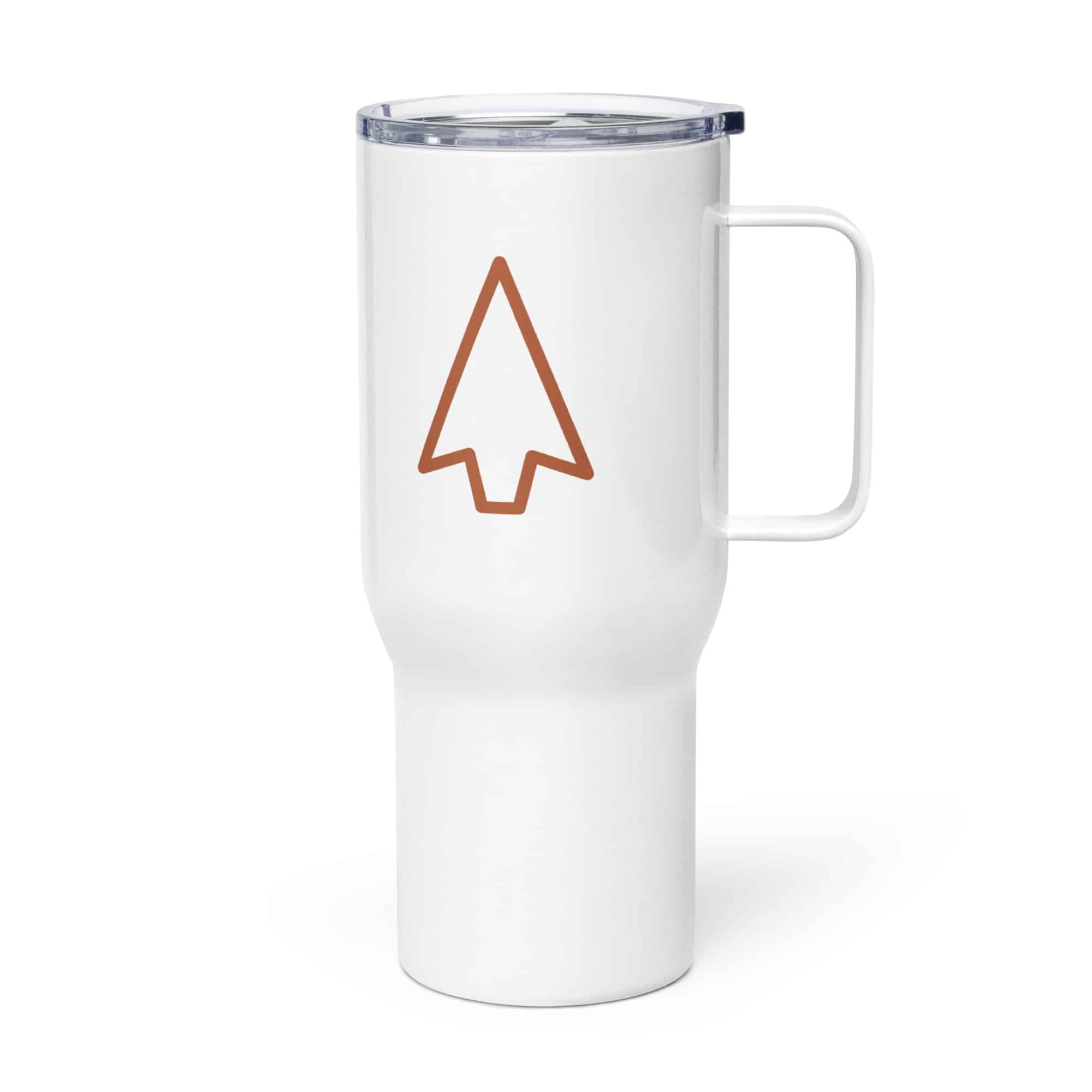 Terracotta Open Arrowhead Travel Mug