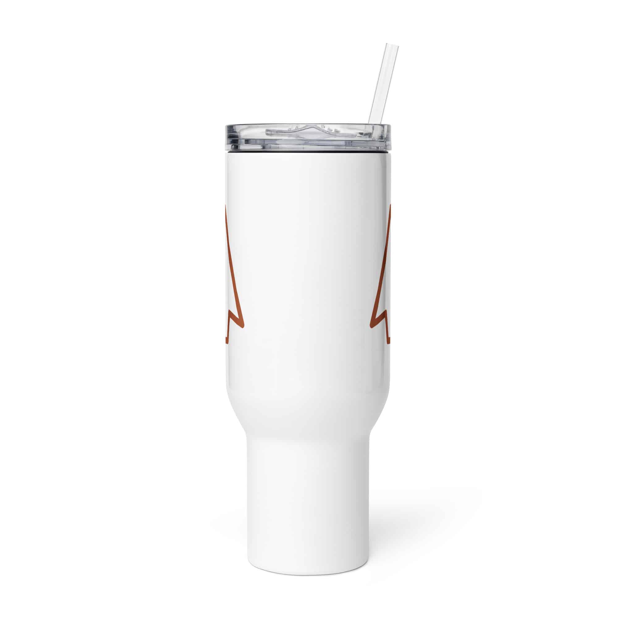 Terracotta Open Arrowhead Travel Mug