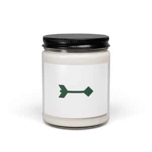 04 Feather Shaft Arrow Forest Green Soy Wax Candle - 9oz - Main