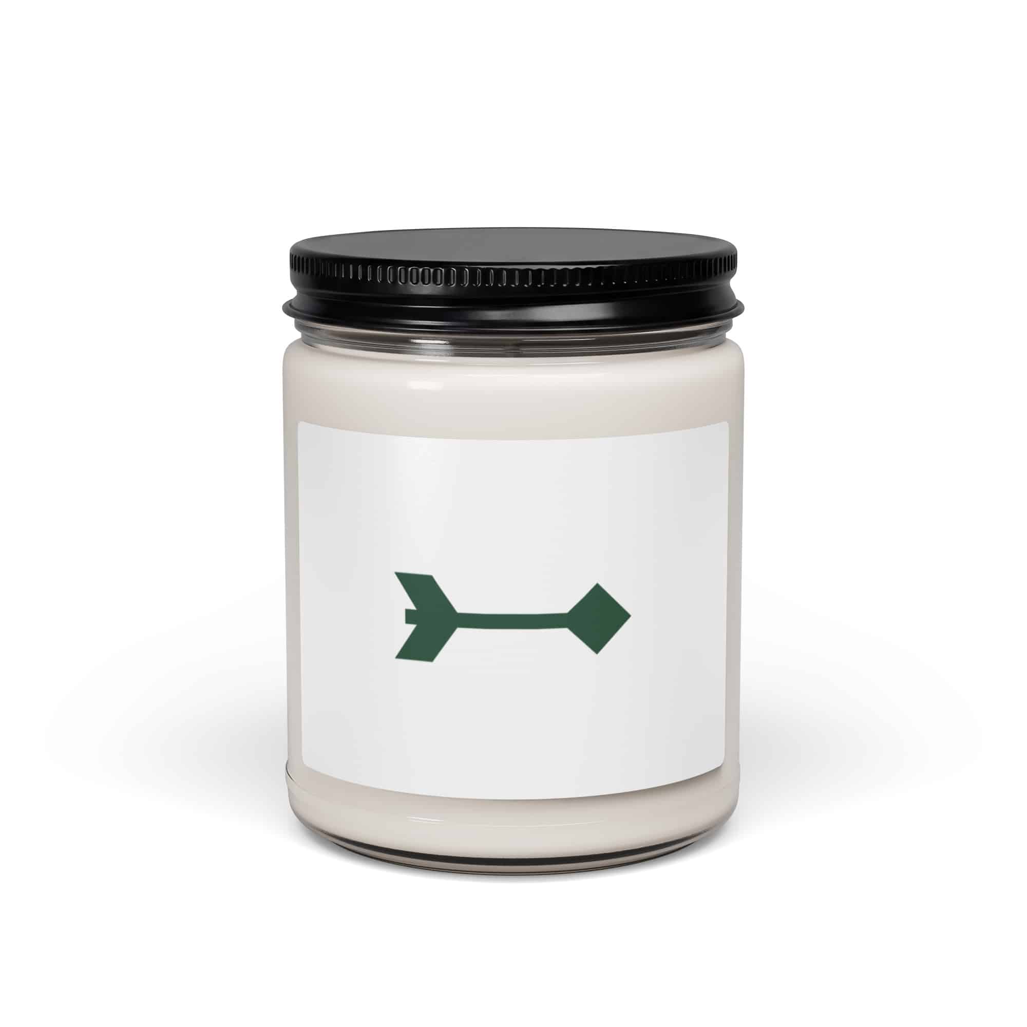 Forest Green Feather Shaft Arrow Candle