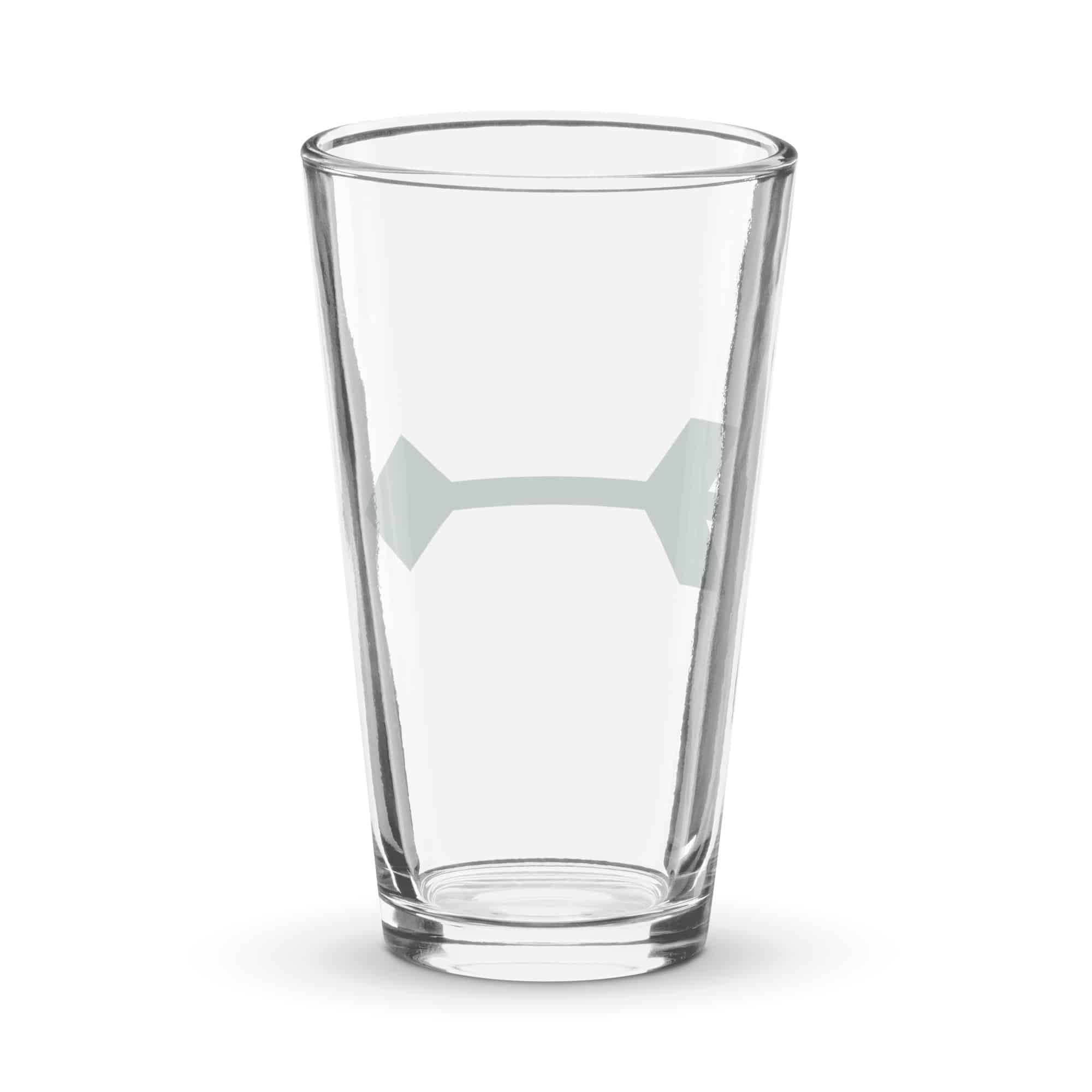 Forest Green Feather Shaft Arrow Pint Glass