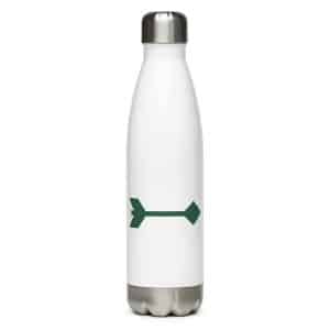 04 Feather Shaft Arrow Forest Green Stainless Steel Water Bottle - 17 oz - Main