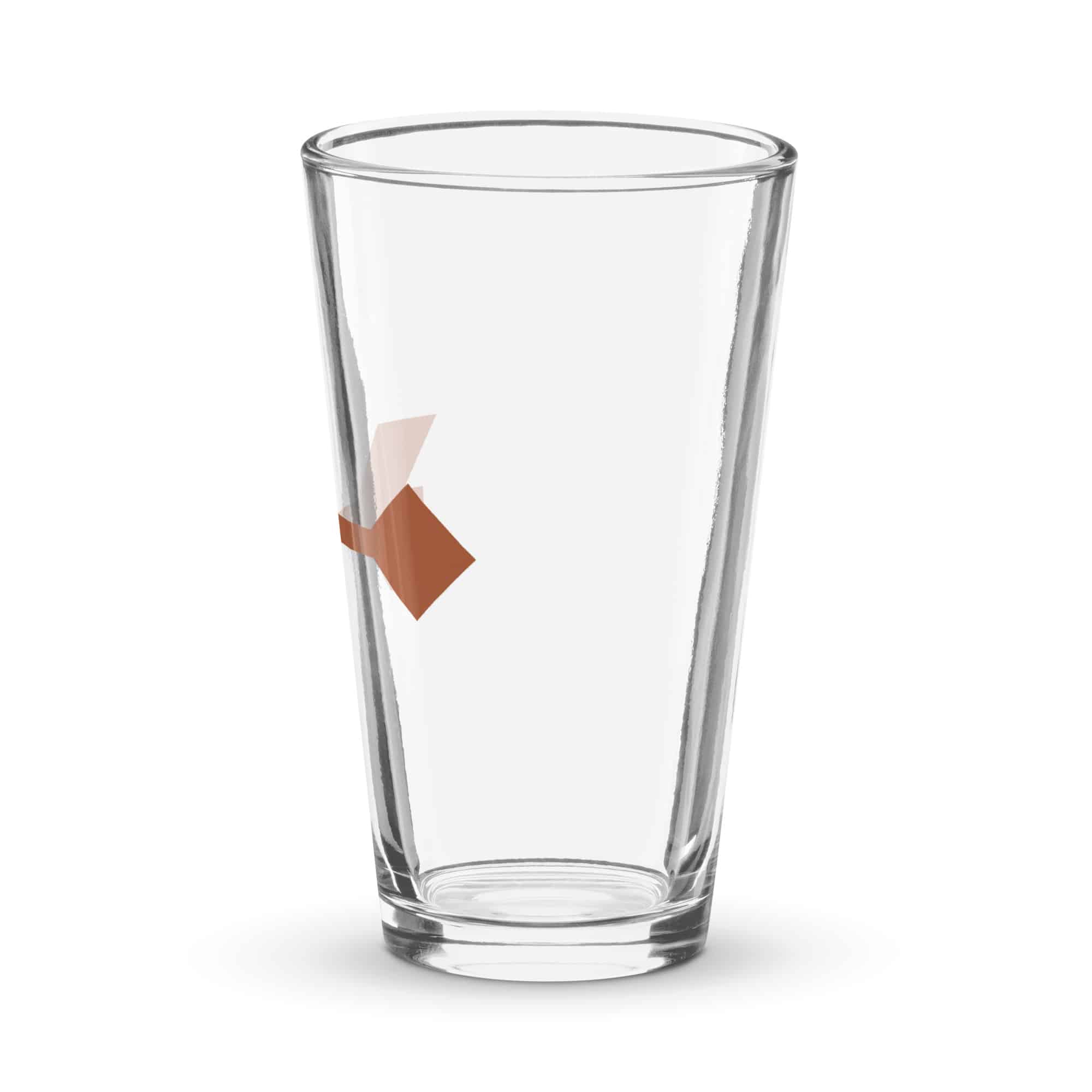 Terracotta Feather Shaft Arrow Pint Glass