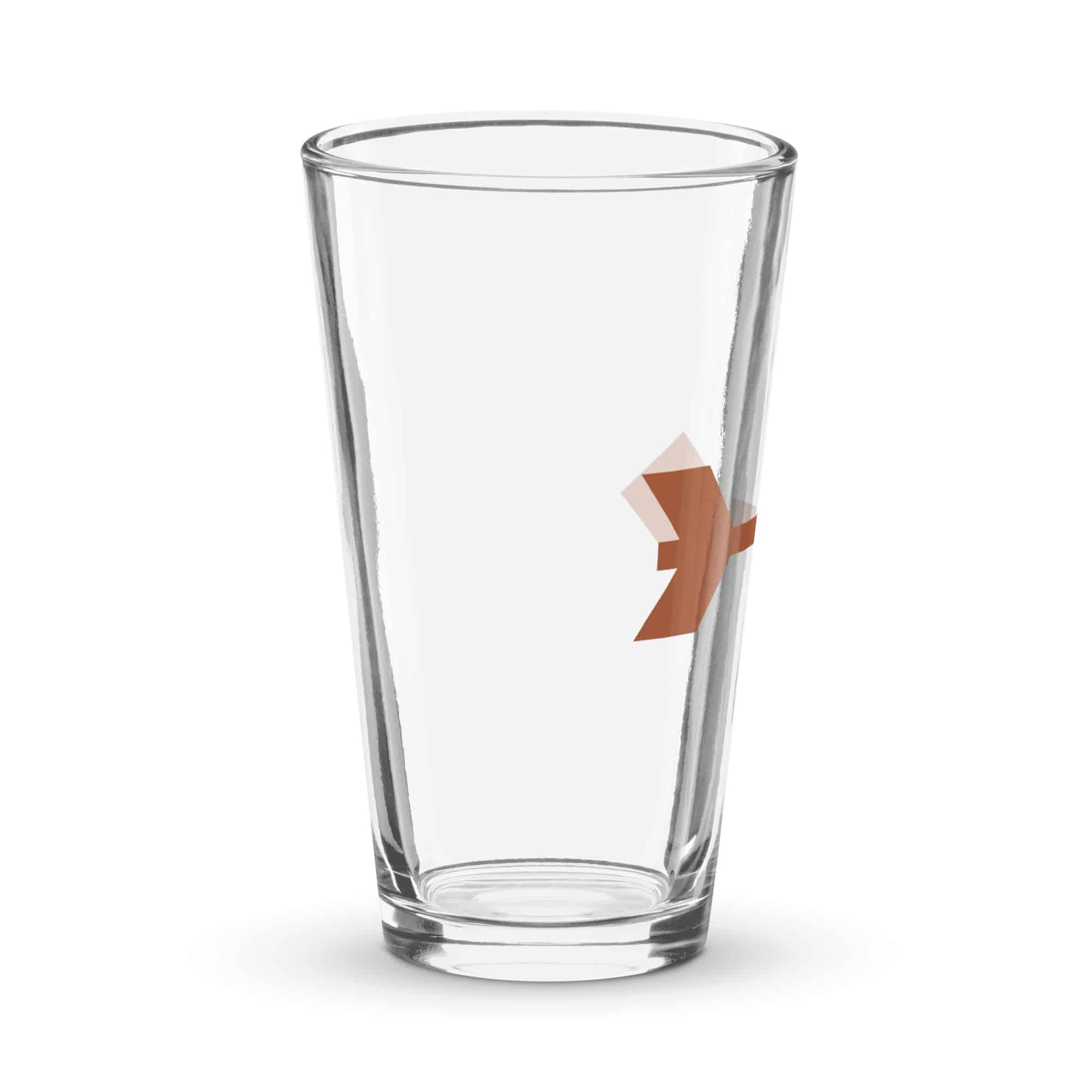 Terracotta Feather Shaft Arrow Pint Glass